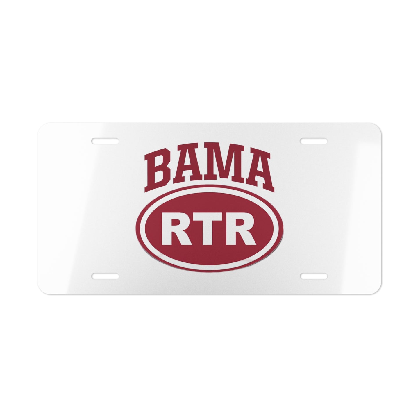 BAMA RTR Vanity Front License Plate Alabama Roll Tide State Sports