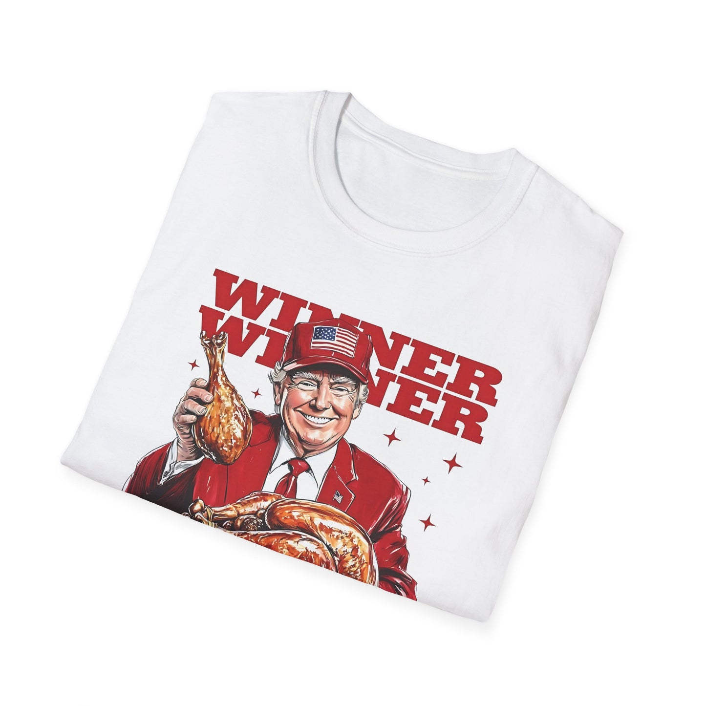 Trump 'Winner Winner Turkey Dinner' Graphic T-Shirt, President Inauguration