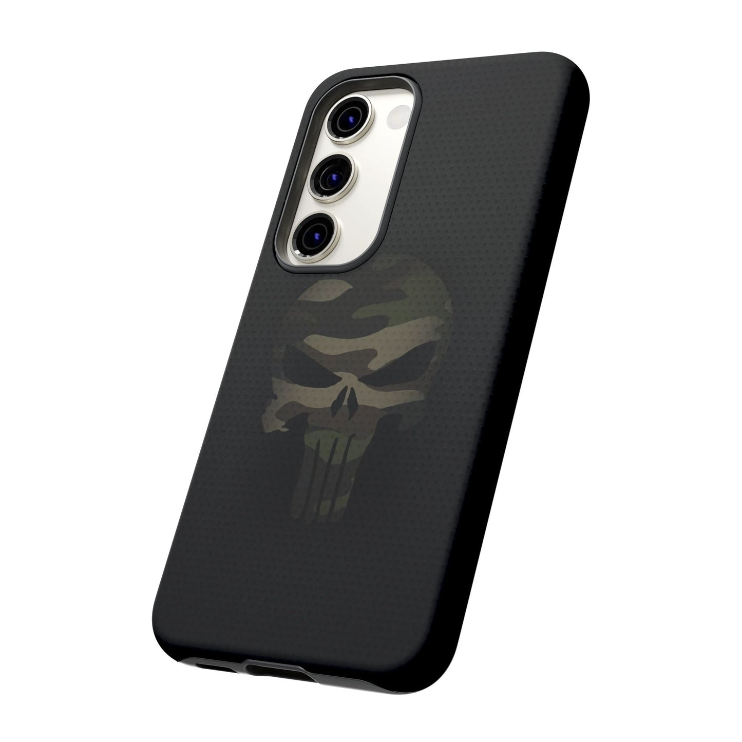 Camo Green Tough Case For iPhone, Samsung Galaxy, Pixel, Punisher Graphic