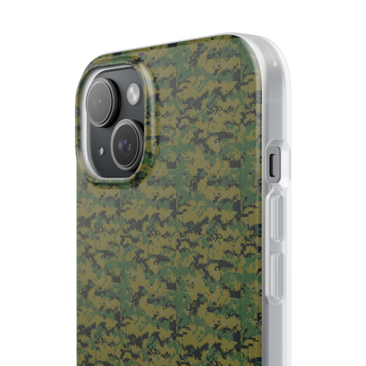 Marapat Pixelated Camo Flexible Phone Cases For iPhone and Samsung Galaxy