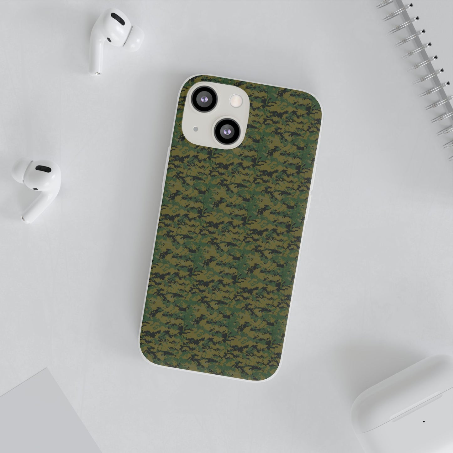 Marapat Pixelated Camo Flexible Phone Cases For iPhone and Samsung Galaxy