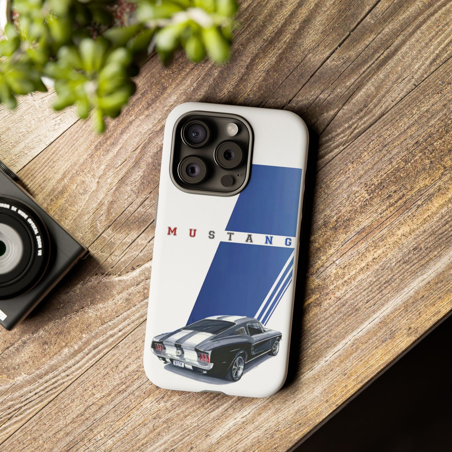 Mustang Car Art Tough Cases For iPhones, Samsung Galaxy and Google Pixel