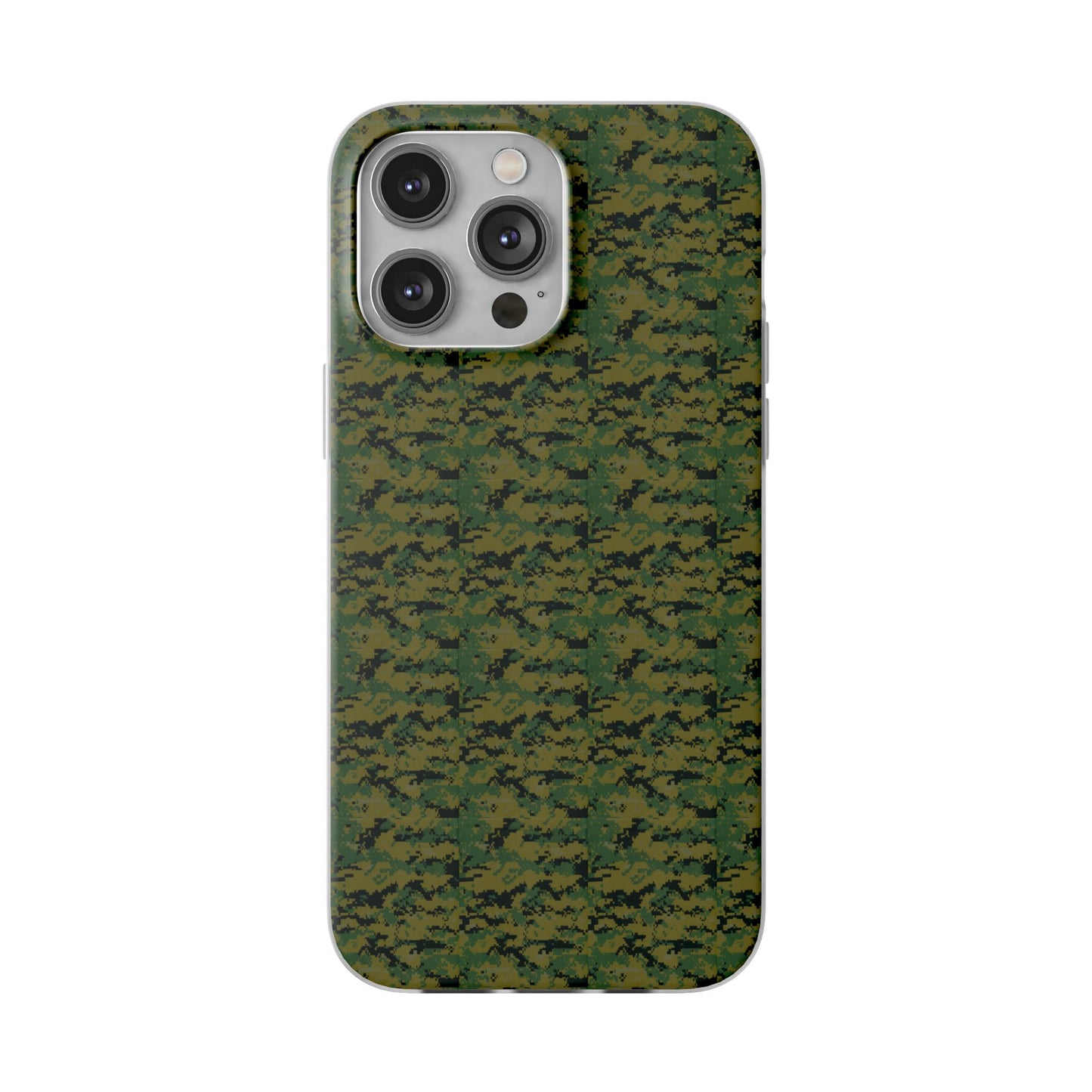 Marapat Pixelated Camo Flexible Phone Cases For iPhone and Samsung Galaxy