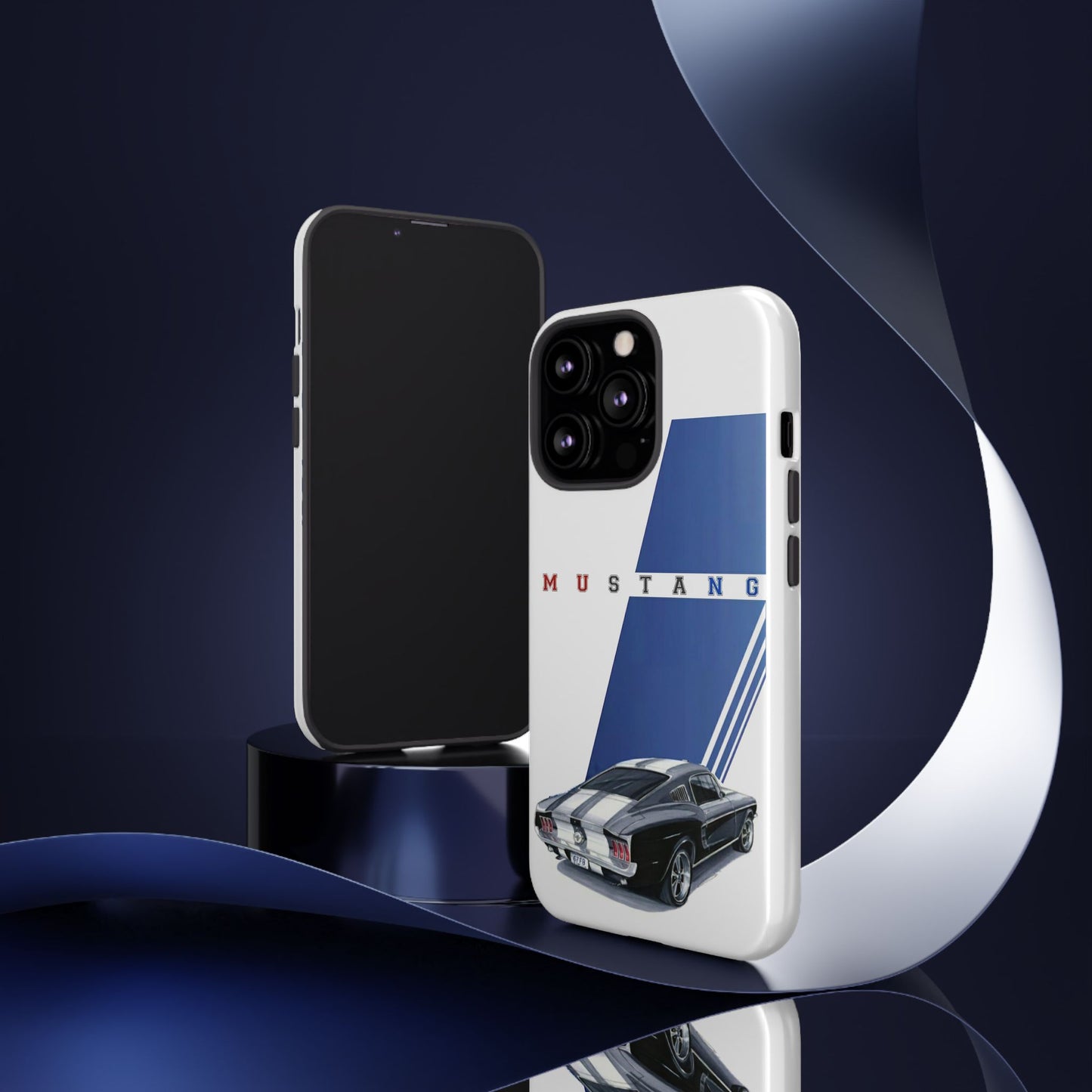 Mustang Car Art Tough Cases For iPhones, Samsung Galaxy and Google Pixel