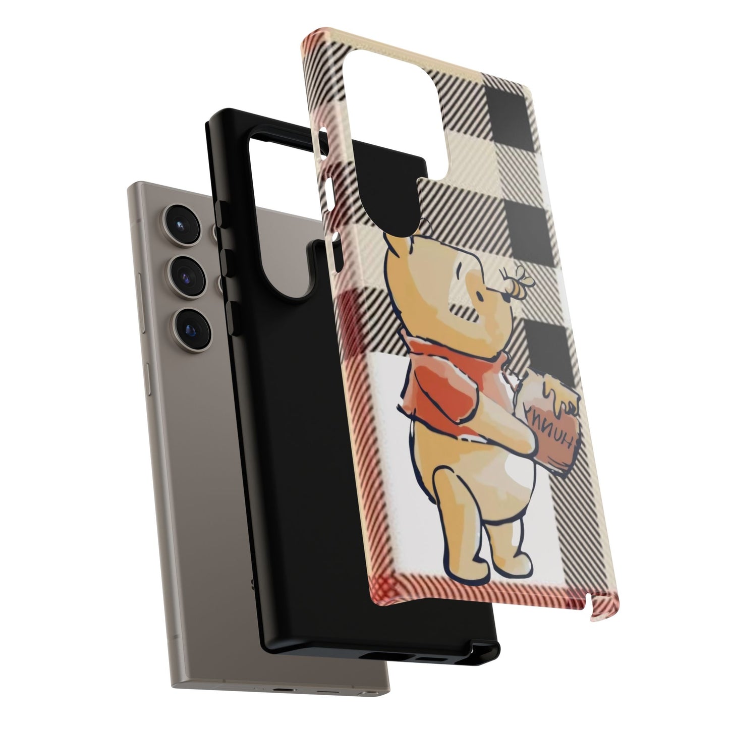 Cute Animal Phone Case, Winnie the Pooh Design, Gift for Kids, Character Case,