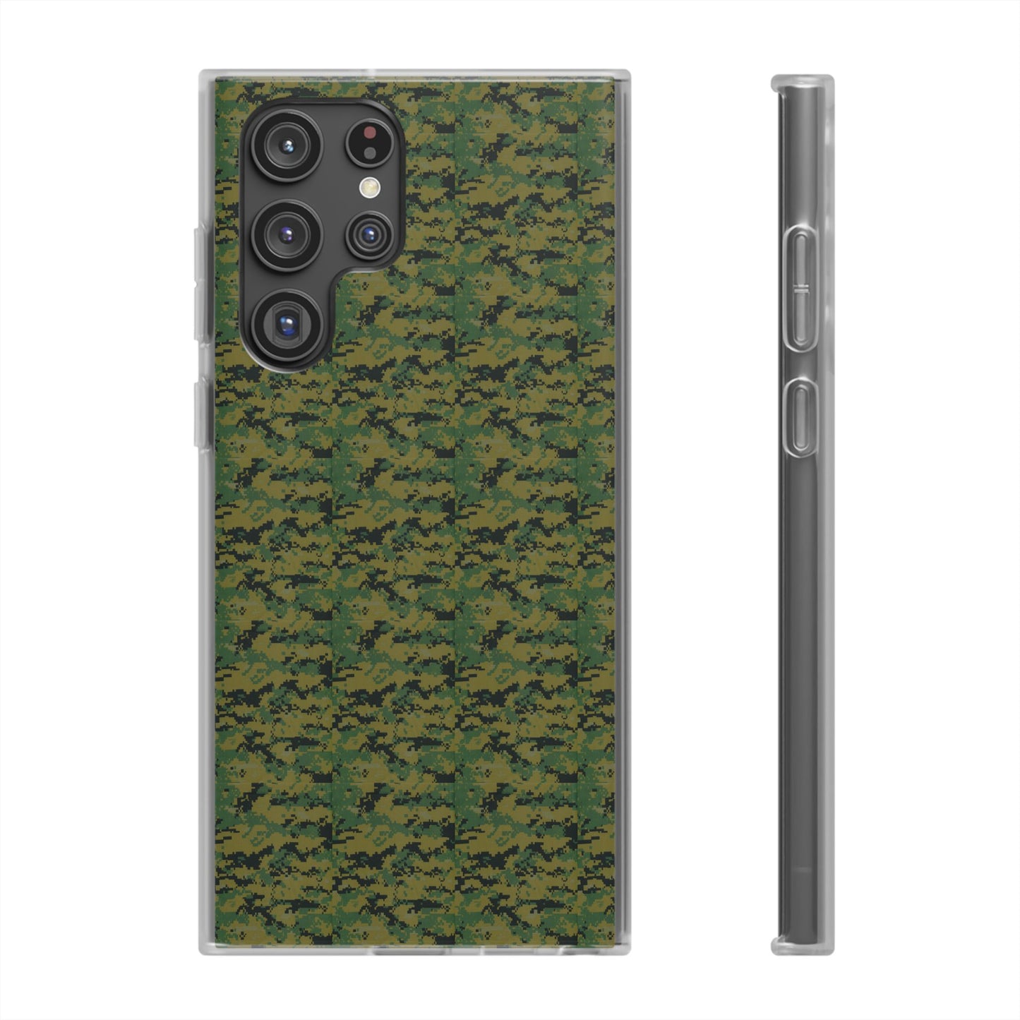 Marapat Pixelated Camo Flexible Phone Cases For iPhone and Samsung Galaxy