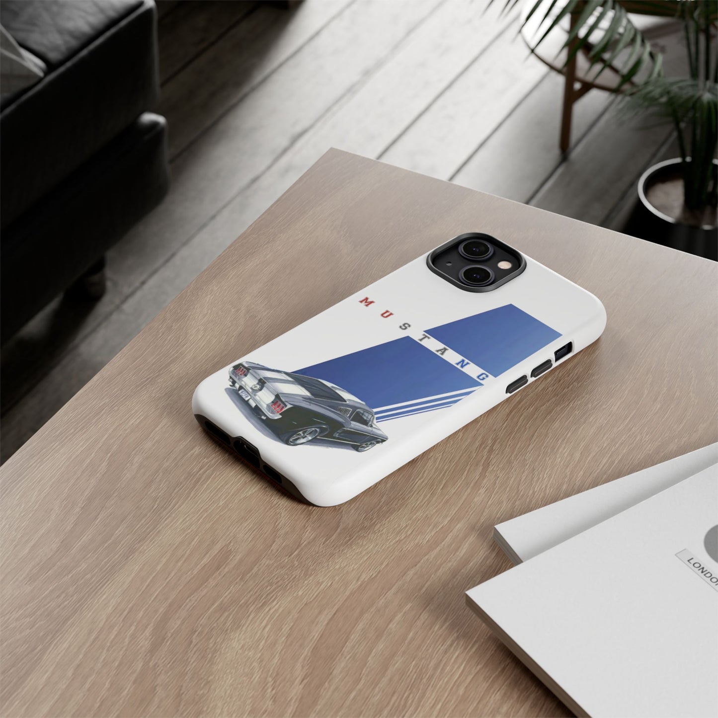 Mustang Car Art Tough Cases For iPhones, Samsung Galaxy and Google Pixel