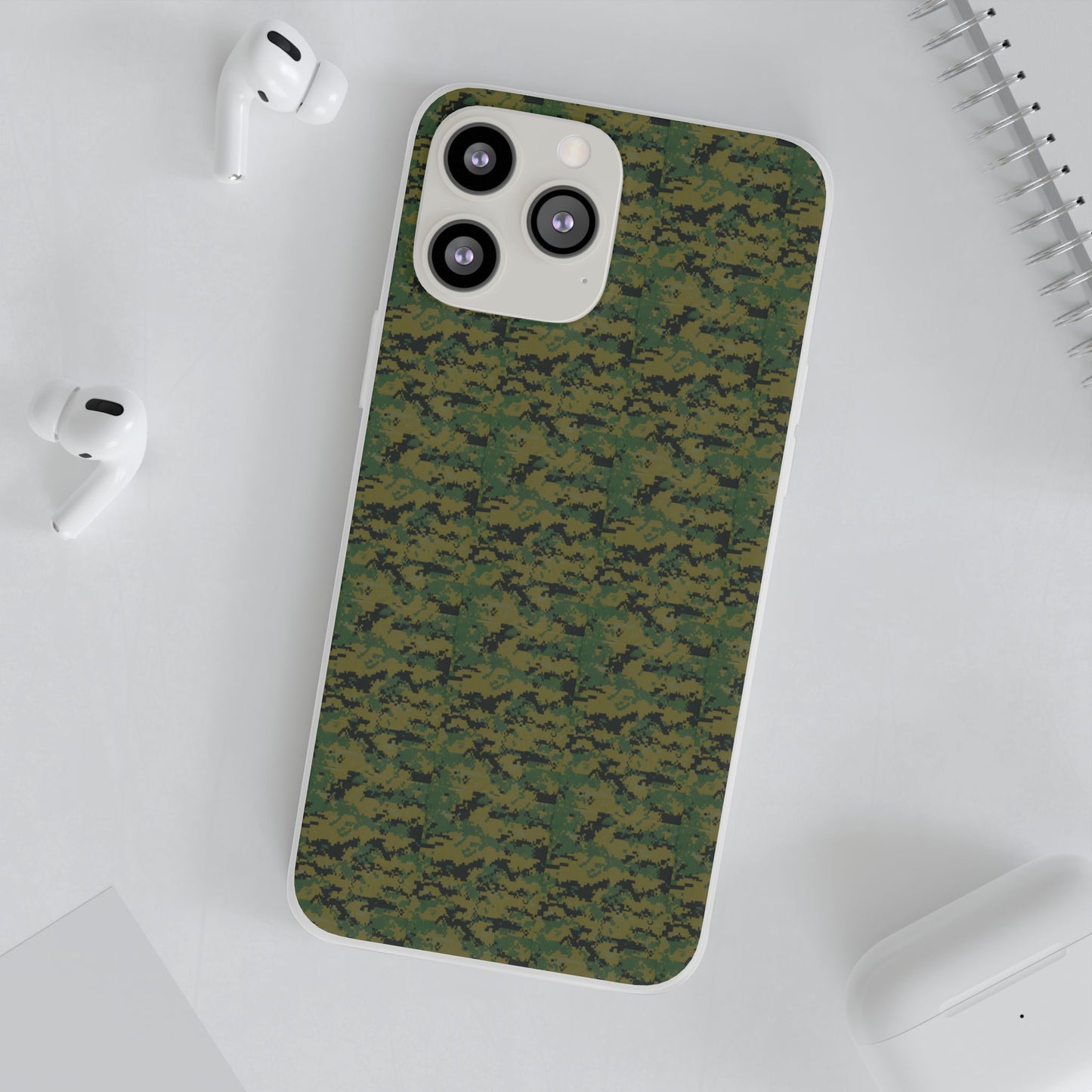 Marapat Pixelated Camo Flexible Phone Cases For iPhone and Samsung Galaxy