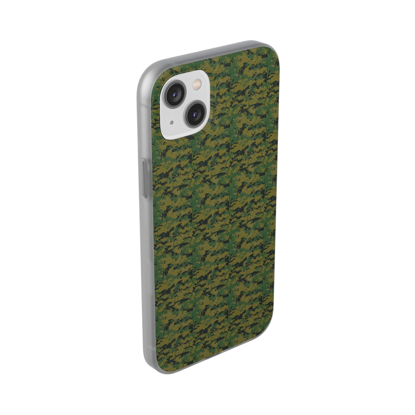 Marapat Pixelated Camo Flexible Phone Cases For iPhone and Samsung Galaxy