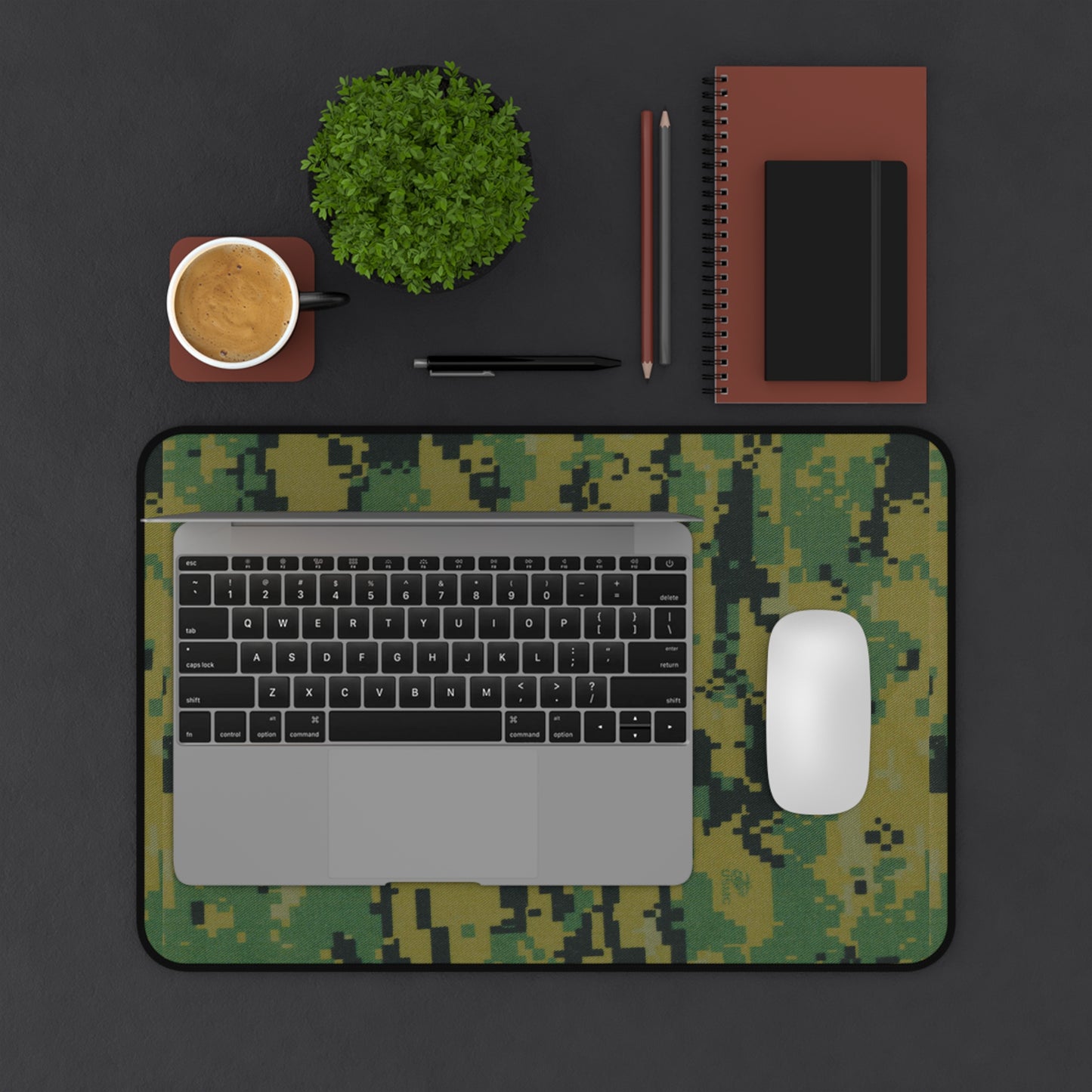 Desk Mat, Mousepad Marapat USMC Pixelated Camo