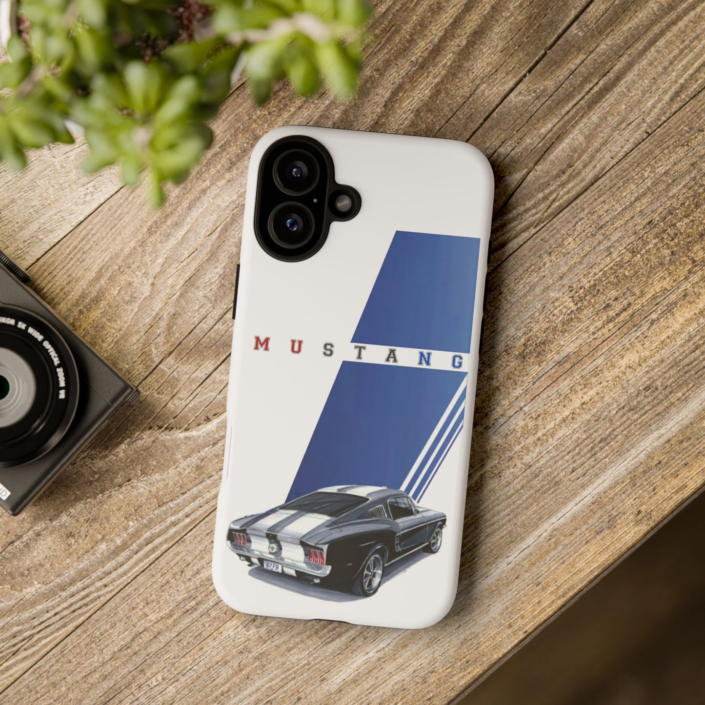 Mustang Car Art Tough Cases For iPhones, Samsung Galaxy and Google Pixel