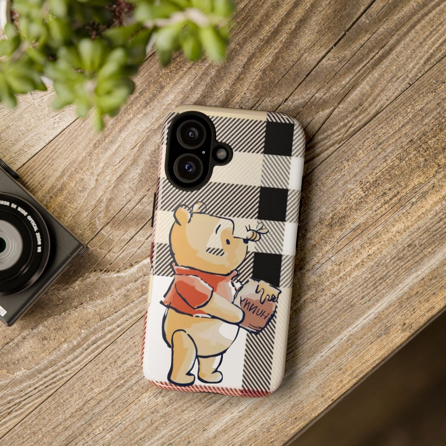 Cute Animal Phone Case, Winnie the Pooh Design, Gift for Kids, Character Case,