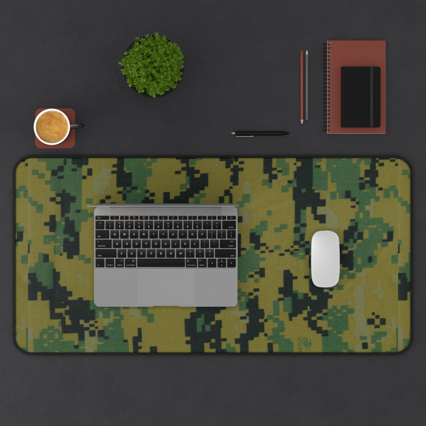 Desk Mat, Mousepad Marapat USMC Pixelated Camo