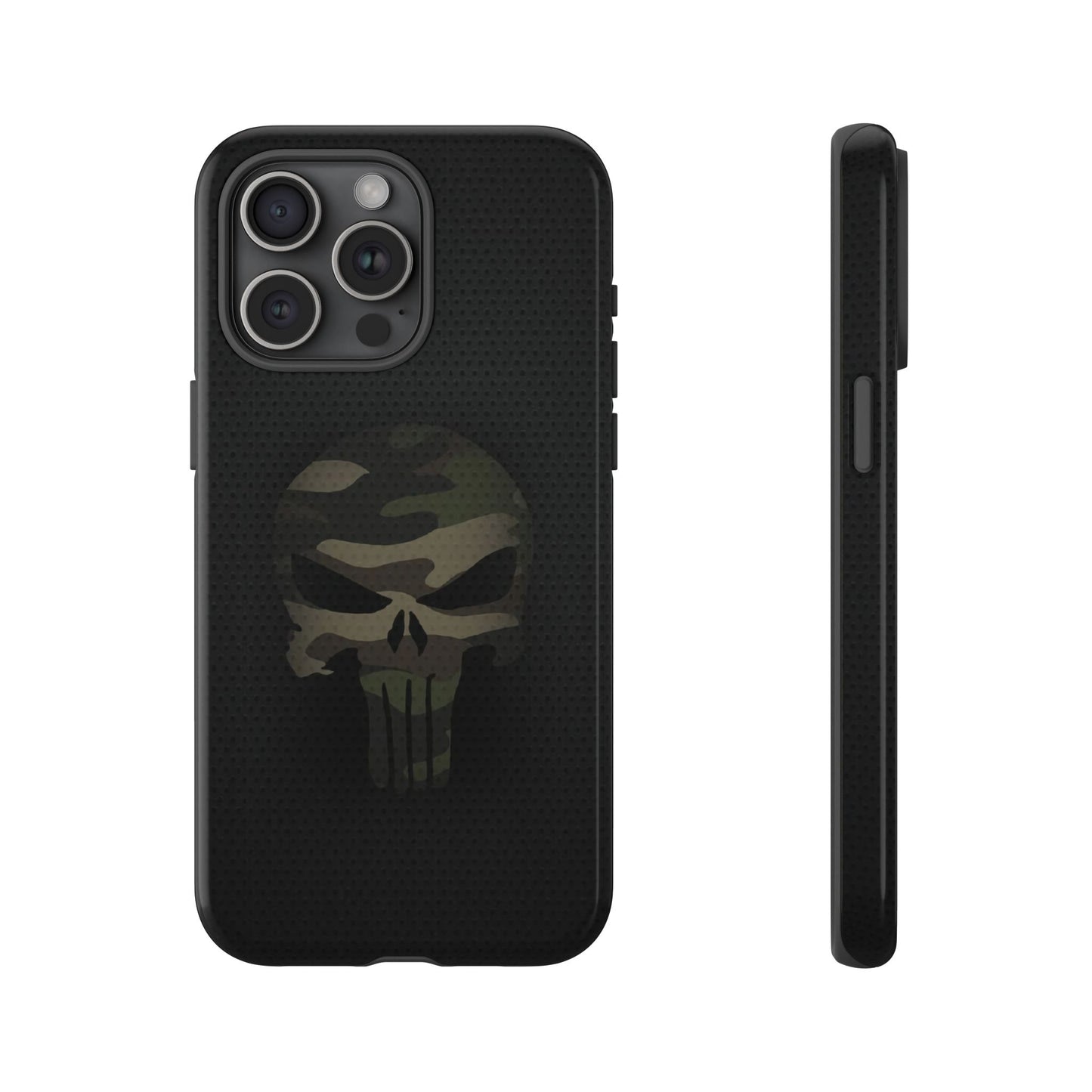 Camo Green Tough Case For iPhone, Samsung Galaxy, Pixel, Punisher Graphic