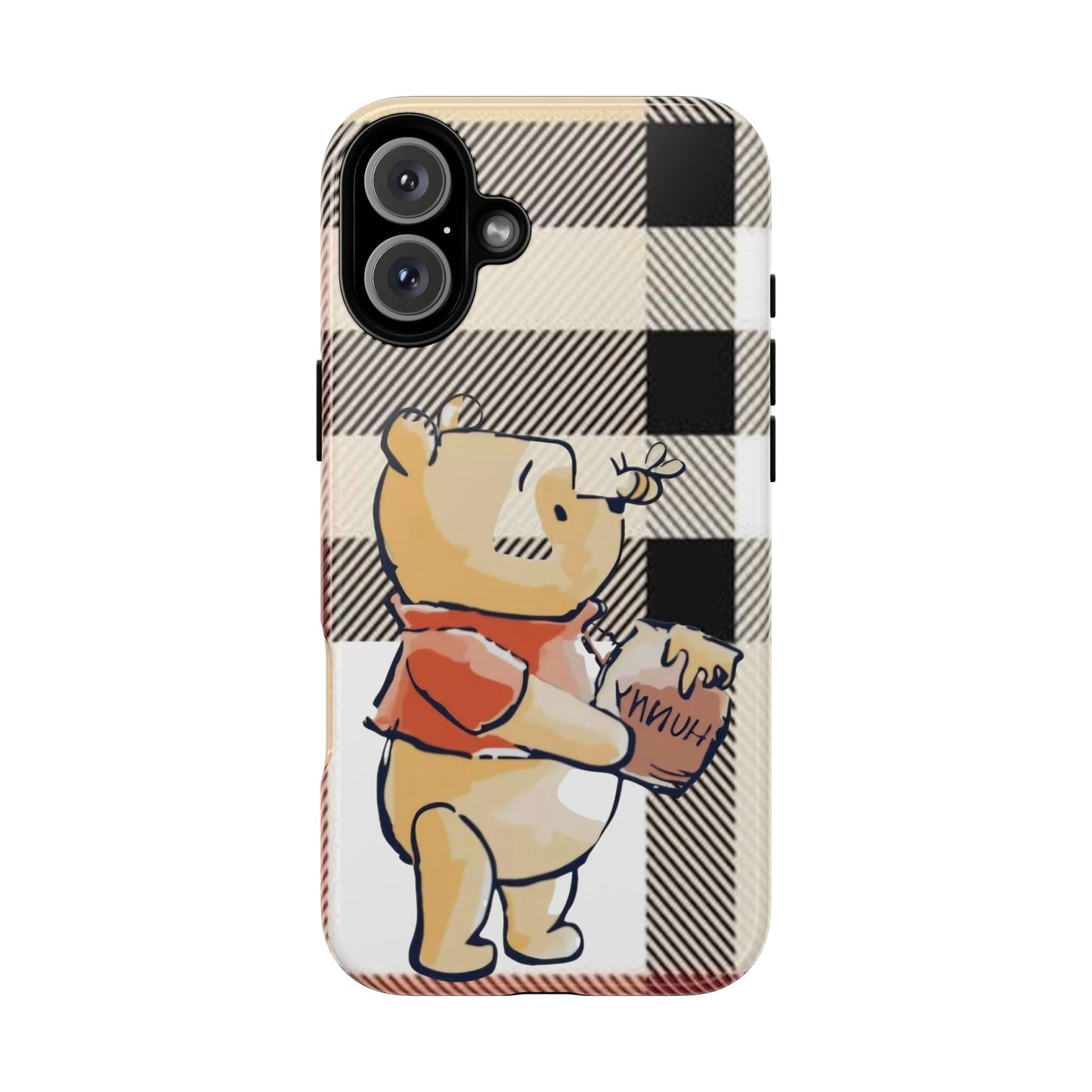 Cute Animal Phone Case, Winnie the Pooh Design, Gift for Kids, Character Case,