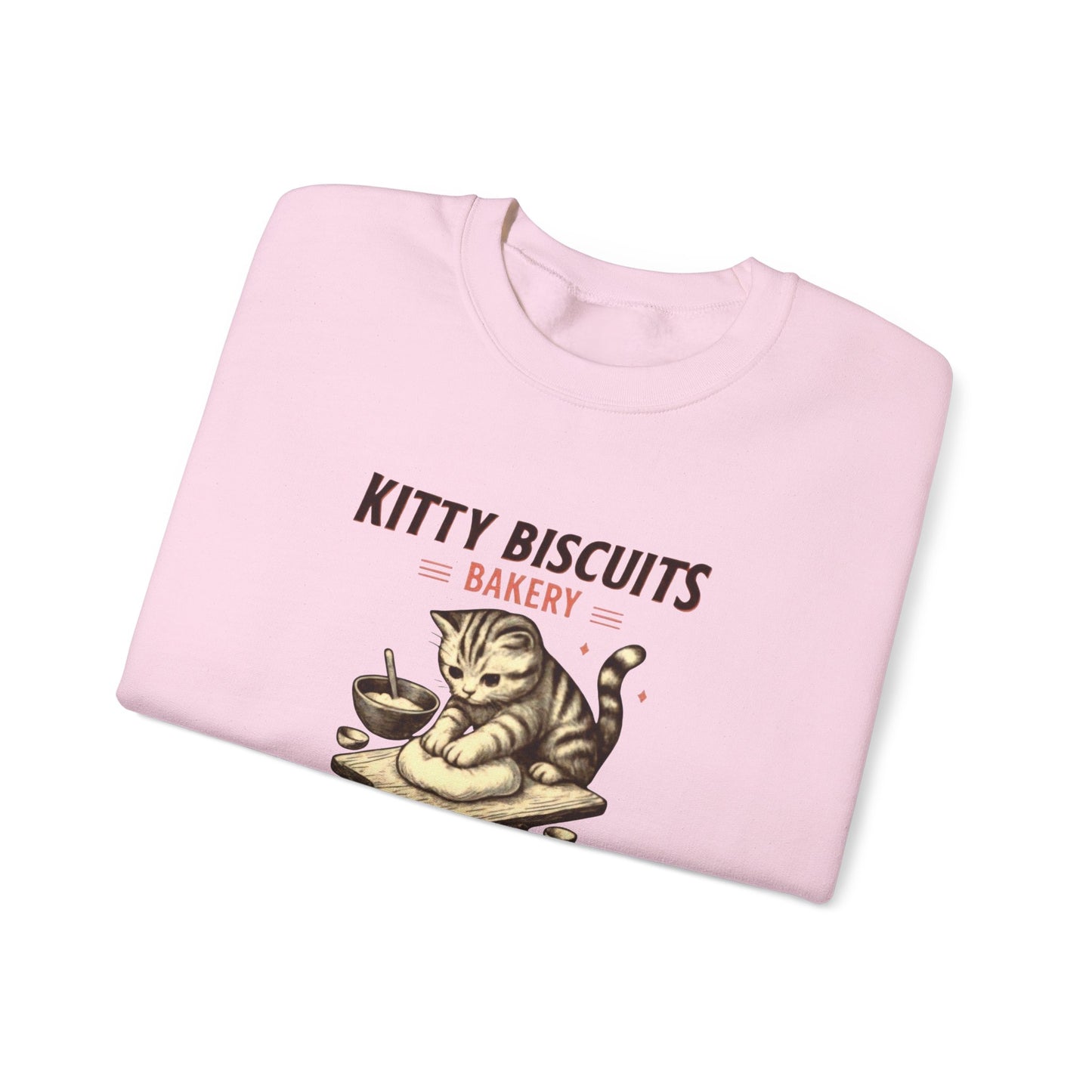 Kitty Biscuits Bakery Unisex Heavy Blend™ Crewneck Sweatshirt, Cozy Gift Idea