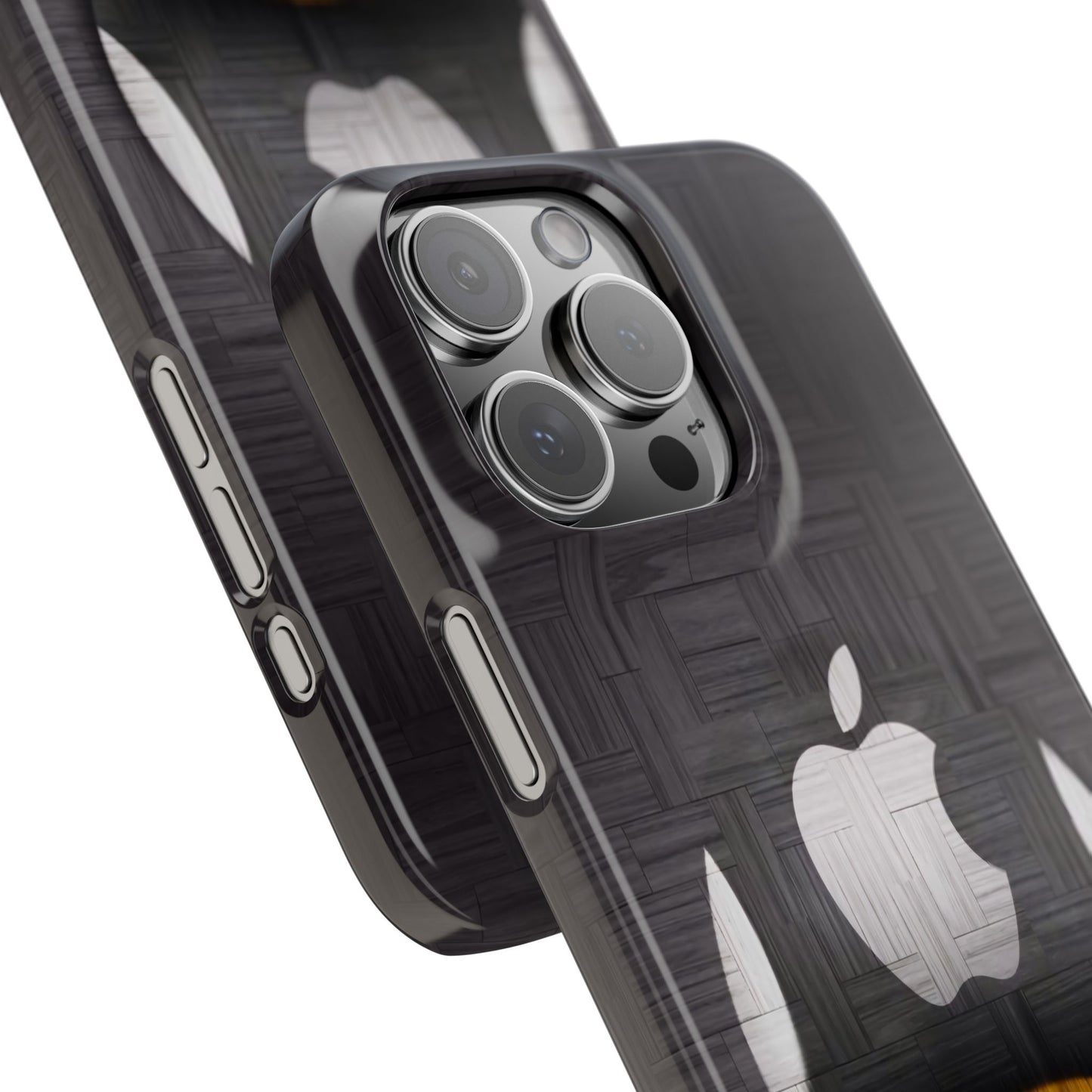 Mushroom Apple Slim Phone Case for iPhone Cute Gamer Phone Accessory, Kids Gift