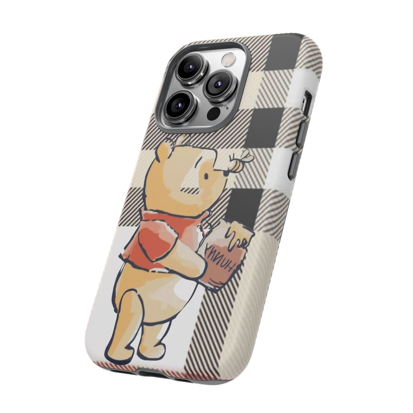 Cute Animal Phone Case, Winnie the Pooh Design, Gift for Kids, Character Case,