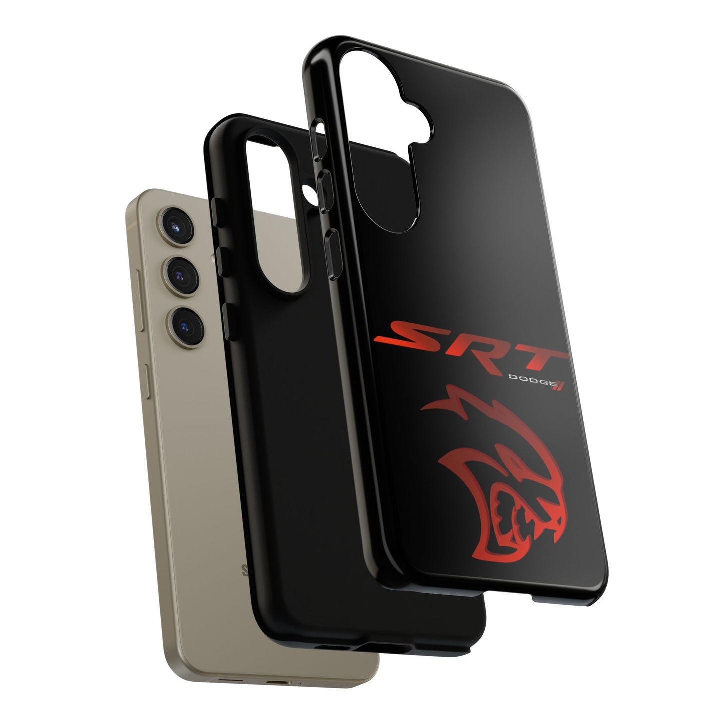 Black SRT Tough Case for iPhones, Galaxy Phones and Google Pixel