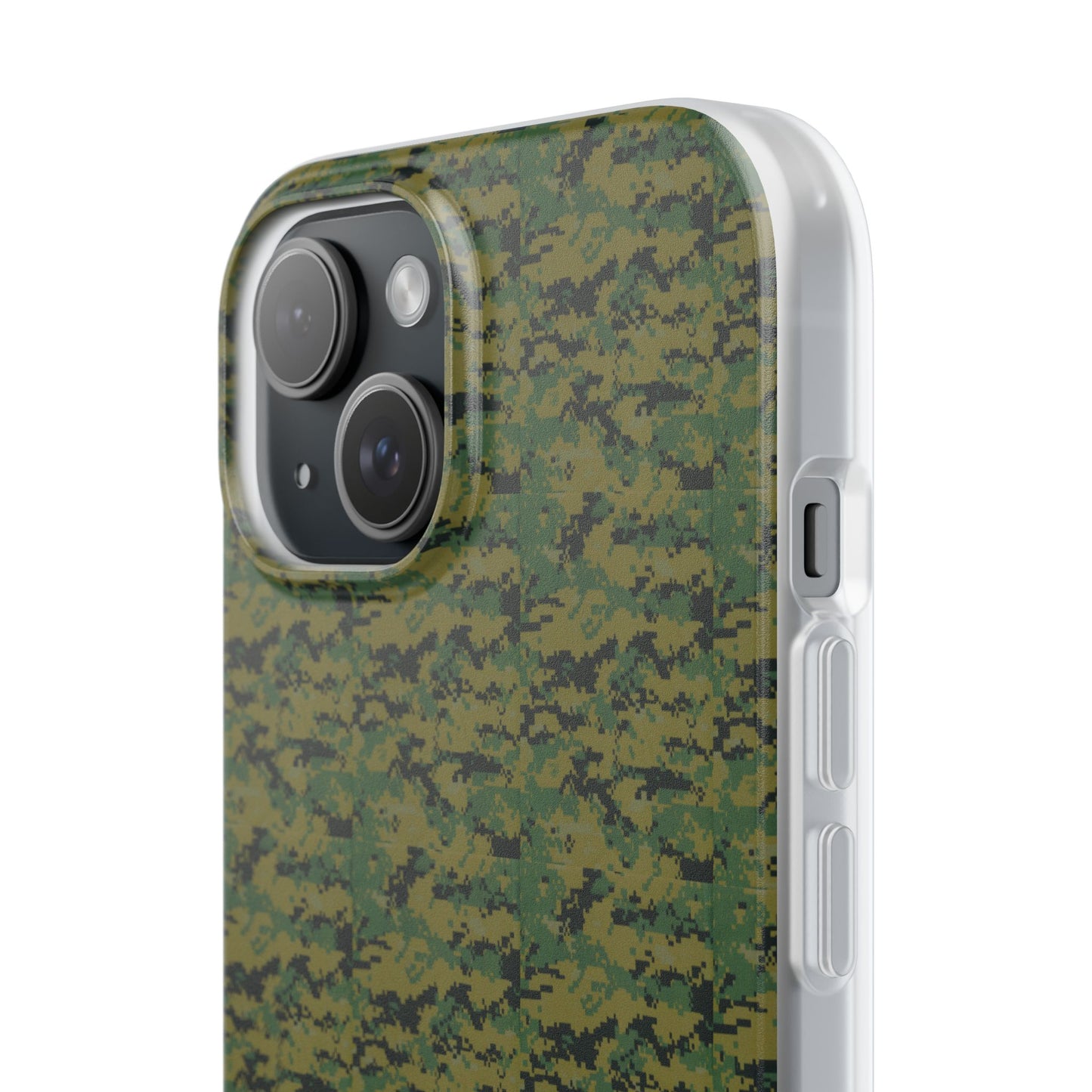 Marapat Pixelated Camo Flexible Phone Cases For iPhone and Samsung Galaxy