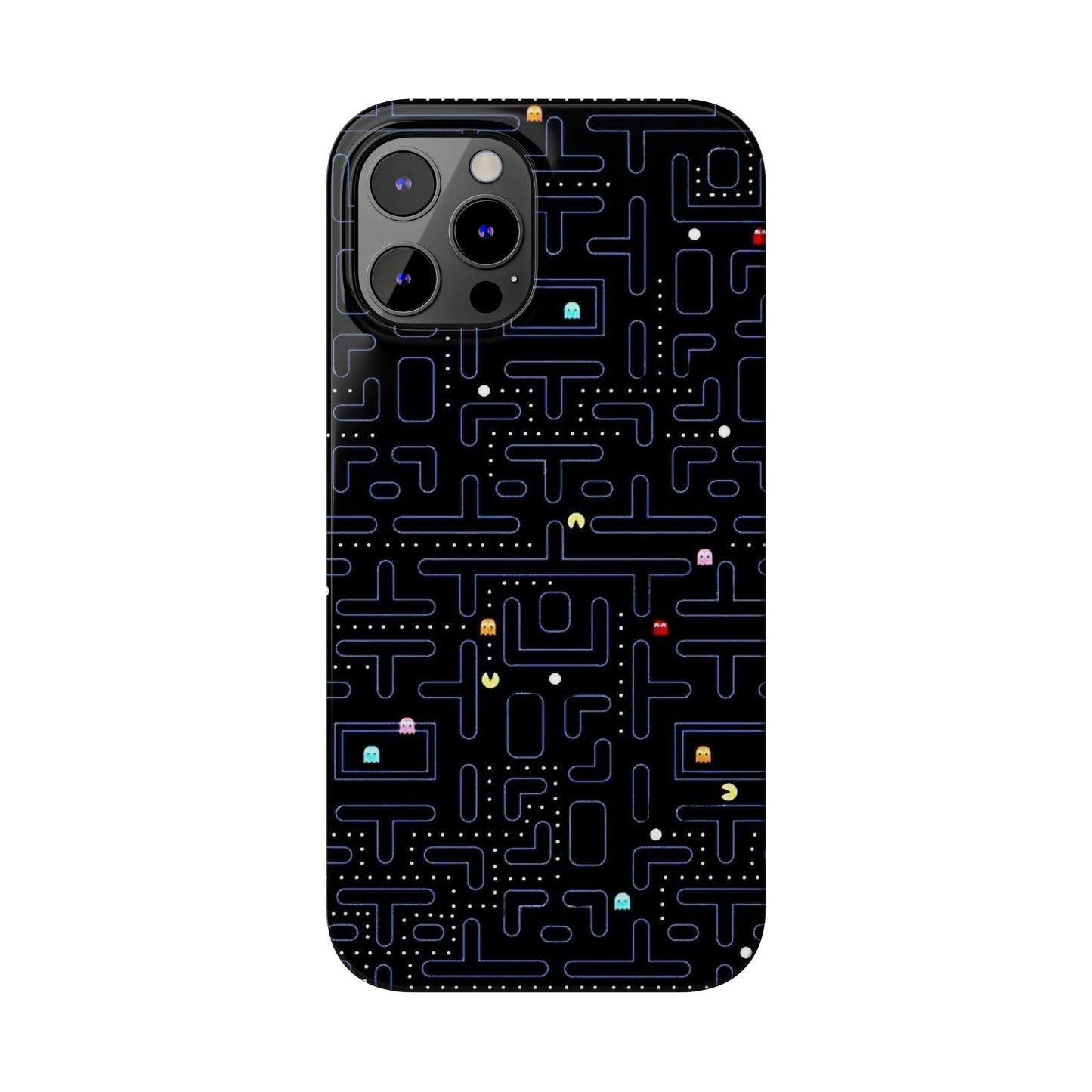 iPhone Slim Case, Pac Man Arcade Game Board Design, Glossy Finish