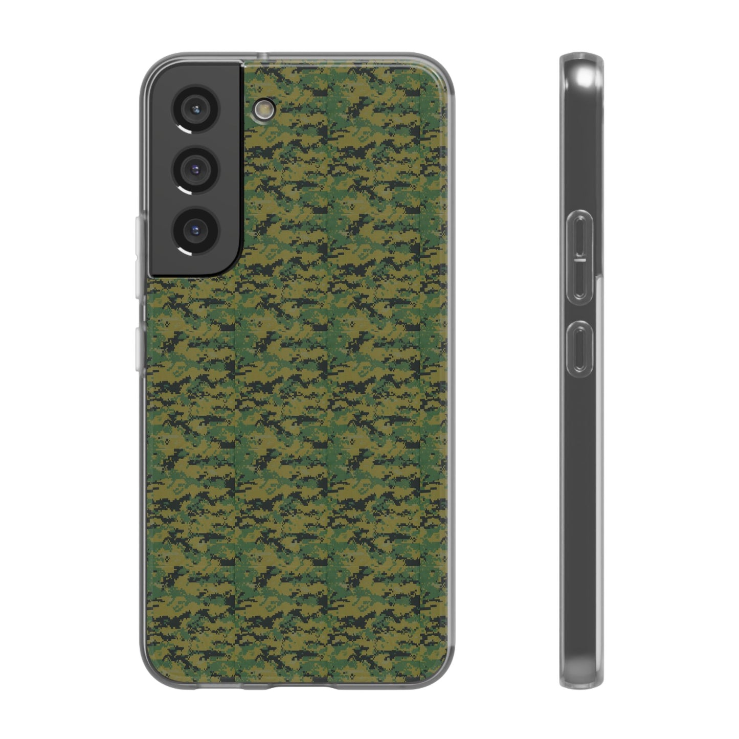 Marapat Pixelated Camo Flexible Phone Cases For iPhone and Samsung Galaxy