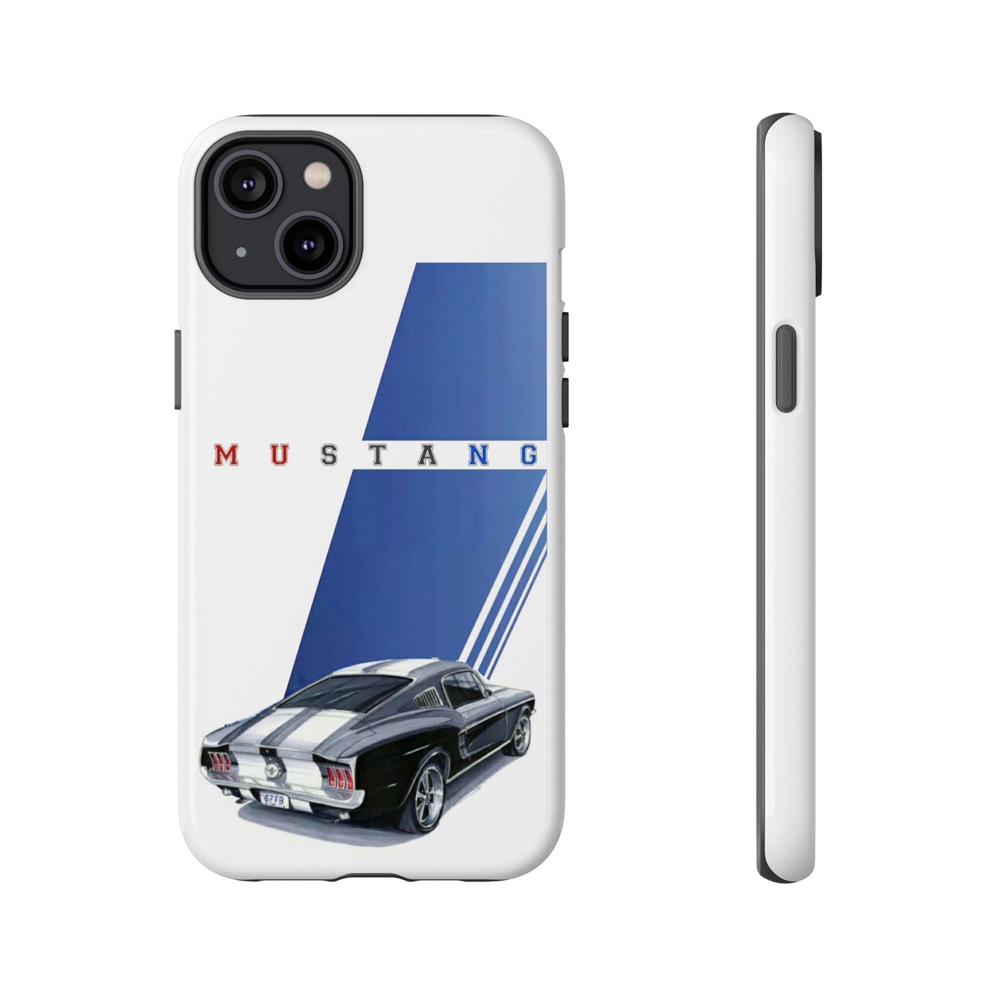 Mustang Car Art Tough Cases For iPhones, Samsung Galaxy and Google Pixel