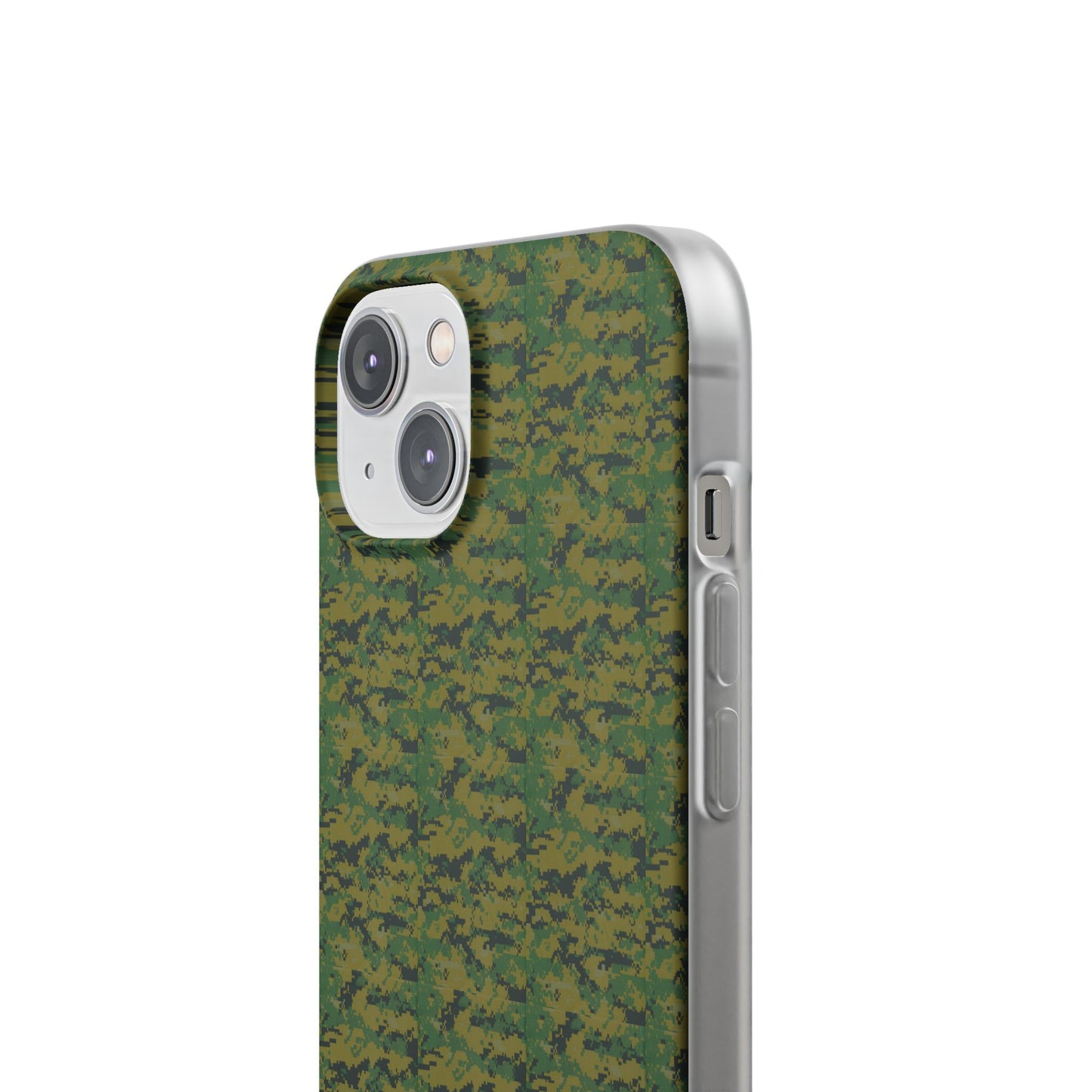 Marapat Pixelated Camo Flexible Phone Cases For iPhone and Samsung Galaxy