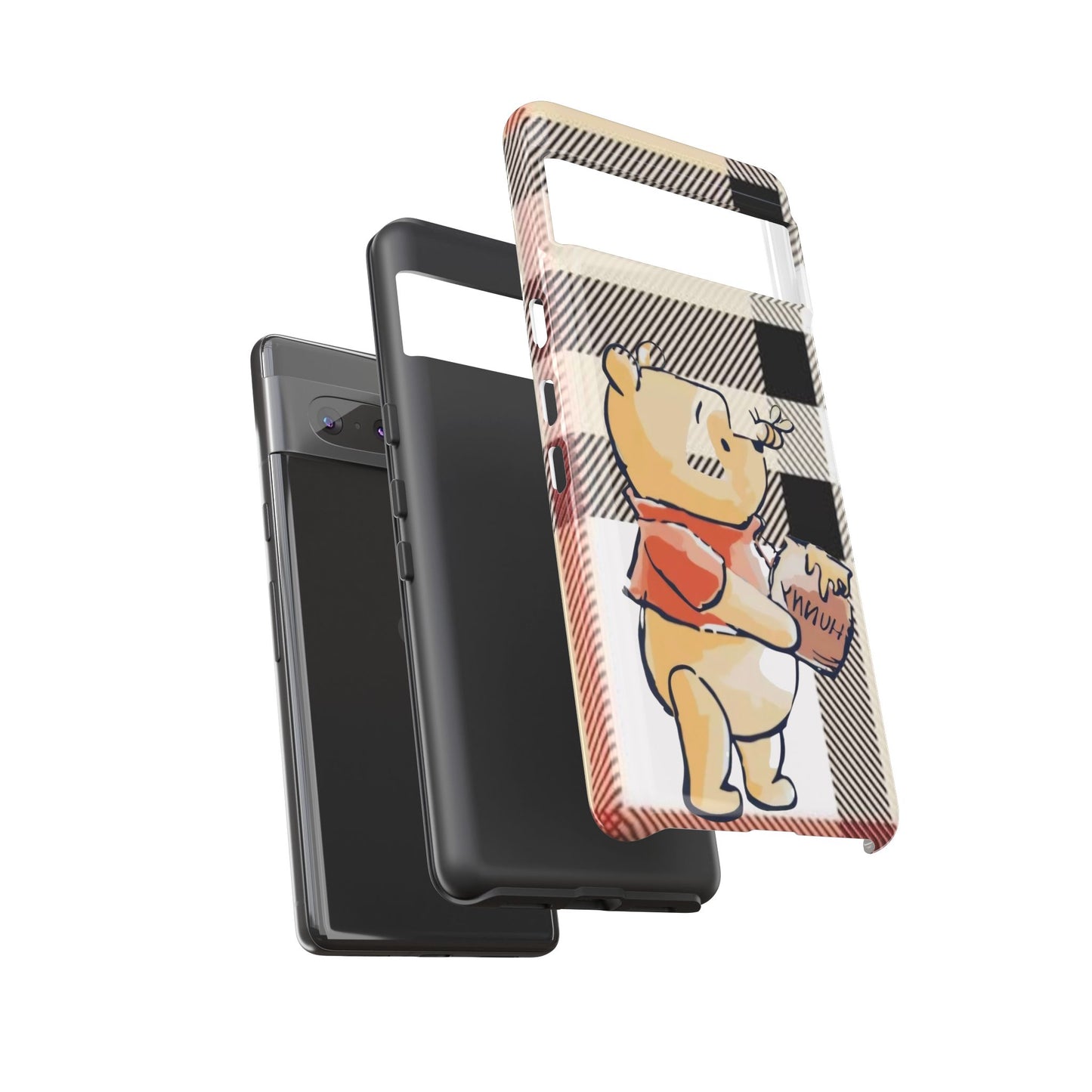 Cute Animal Phone Case, Winnie the Pooh Design, Gift for Kids, Character Case,