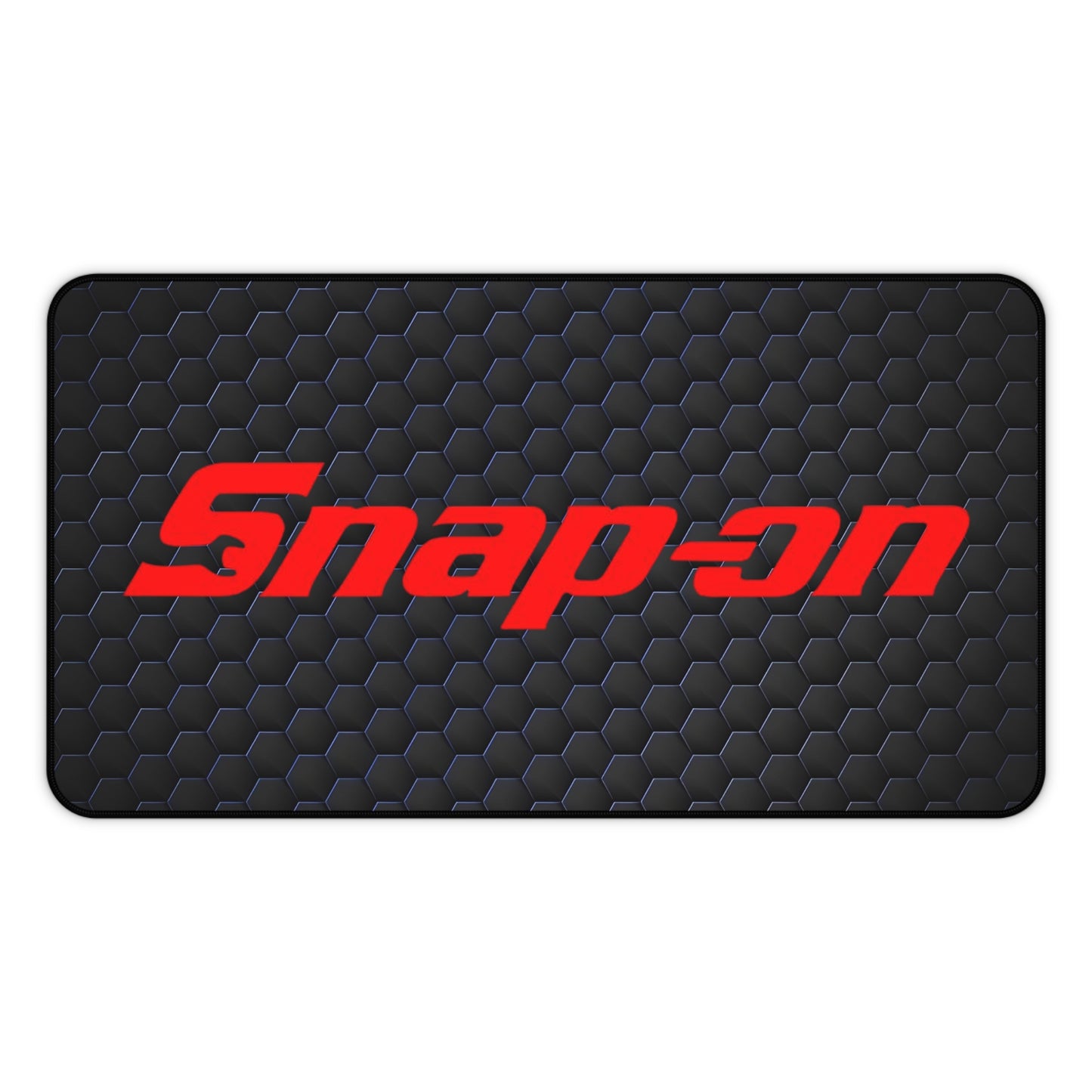 Snap-on Hex Texture Desk Mat — Non-Slip Gaming & Work Surface Tool Guy Design