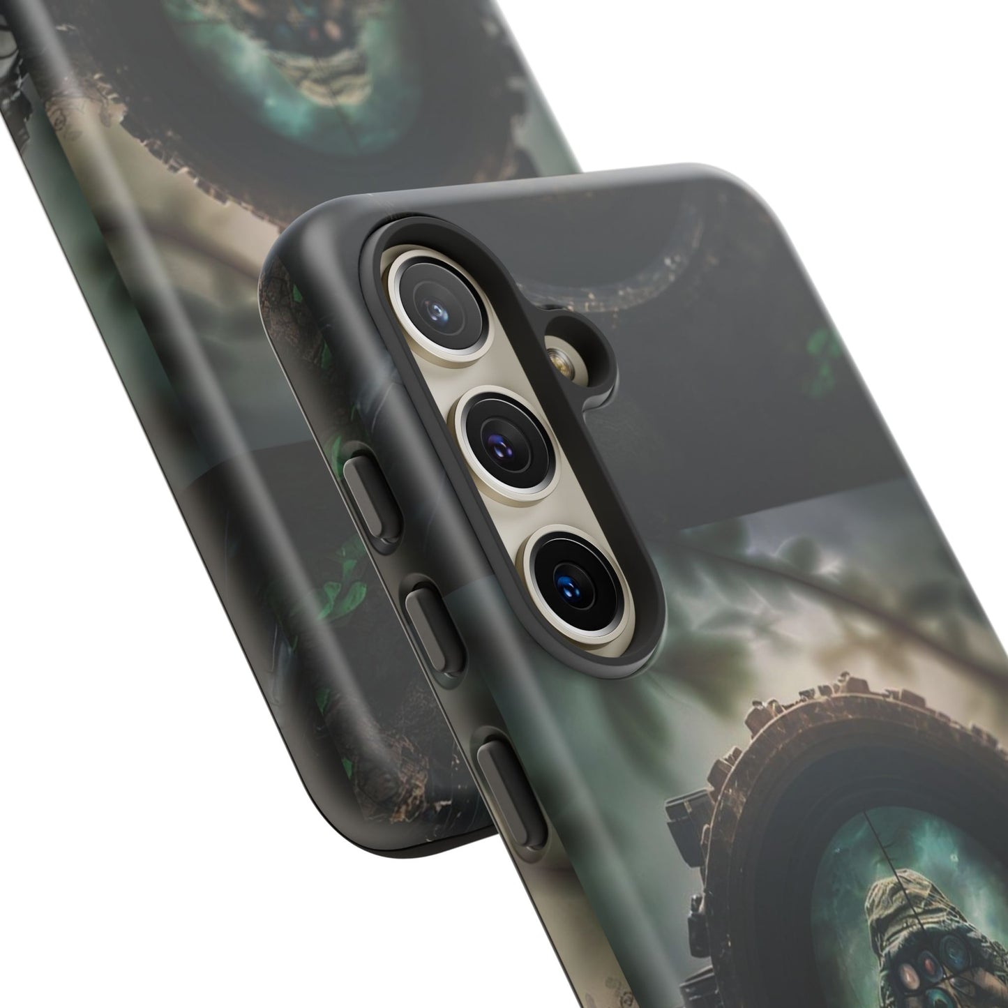 Sniper Scope Soldier Phone Case | Dual Layer Tough Cover  For iPhone