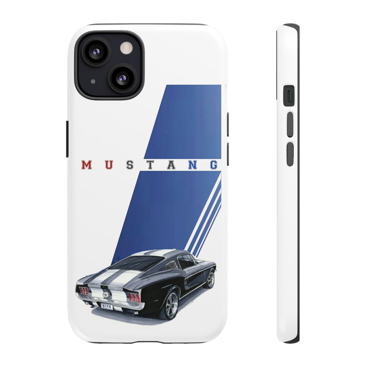 Mustang Car Art Tough Cases For iPhones, Samsung Galaxy and Google Pixel
