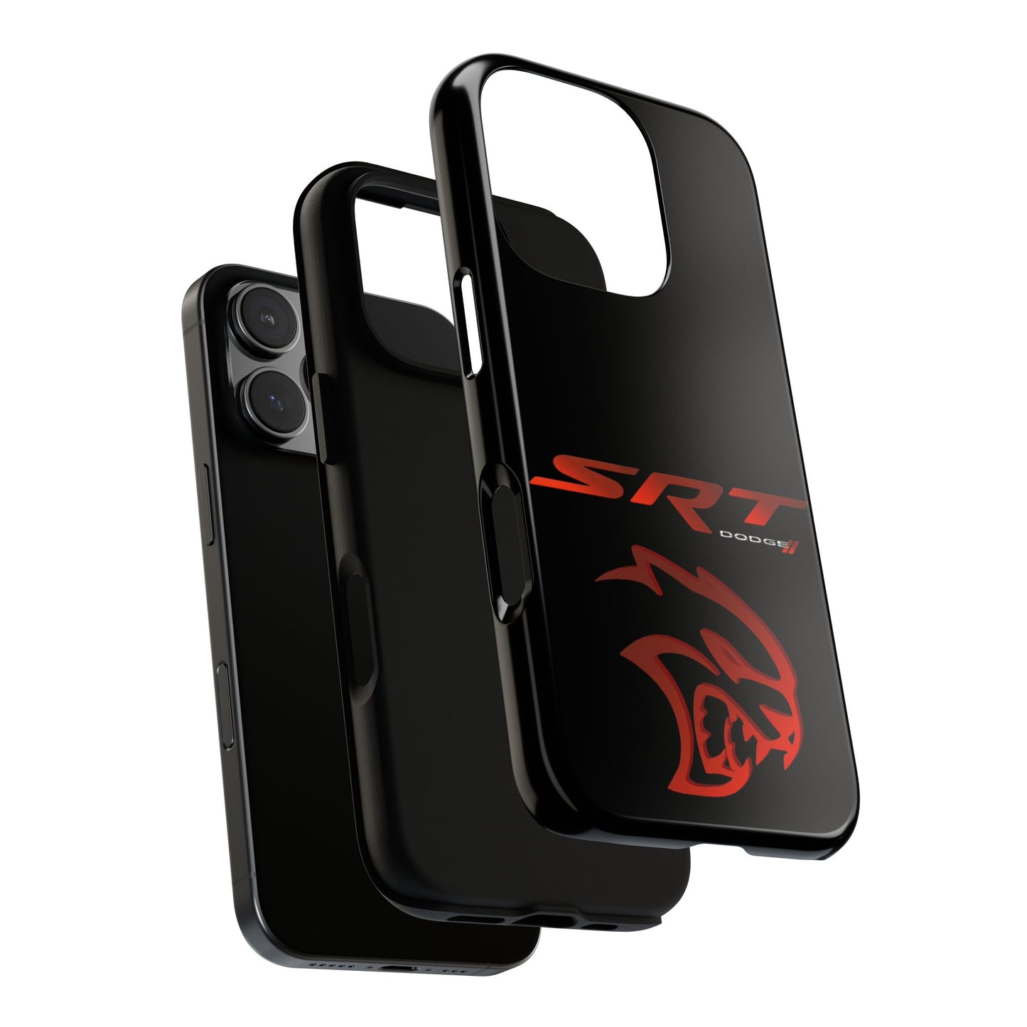 Black SRT Tough Case for iPhones, Galaxy Phones and Google Pixel