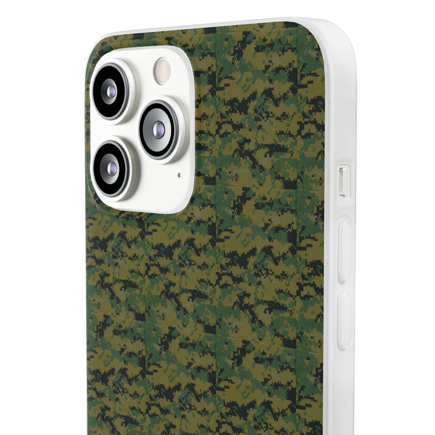 Marapat Pixelated Camo Flexible Phone Cases For iPhone and Samsung Galaxy