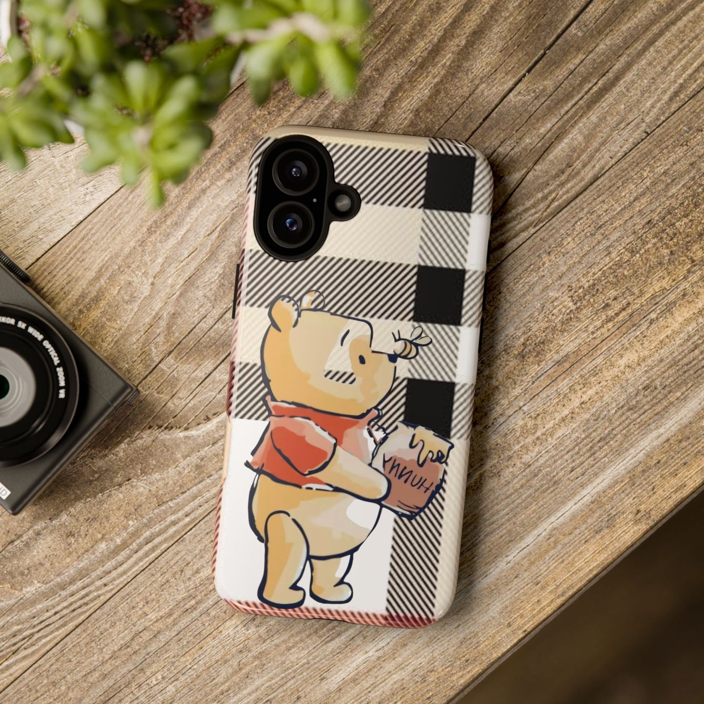 Cute Animal Phone Case, Winnie the Pooh Design, Gift for Kids, Character Case,