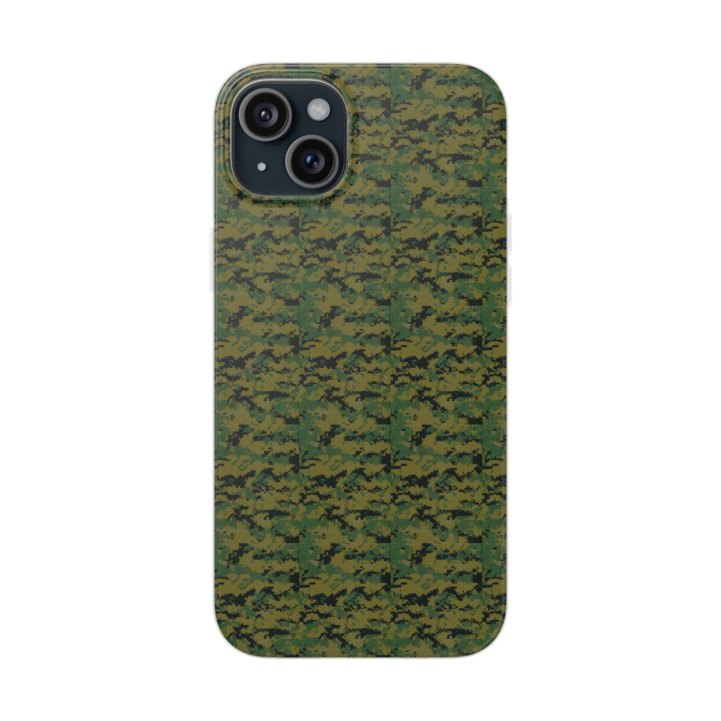 Marapat Pixelated Camo Flexible Phone Cases For iPhone and Samsung Galaxy