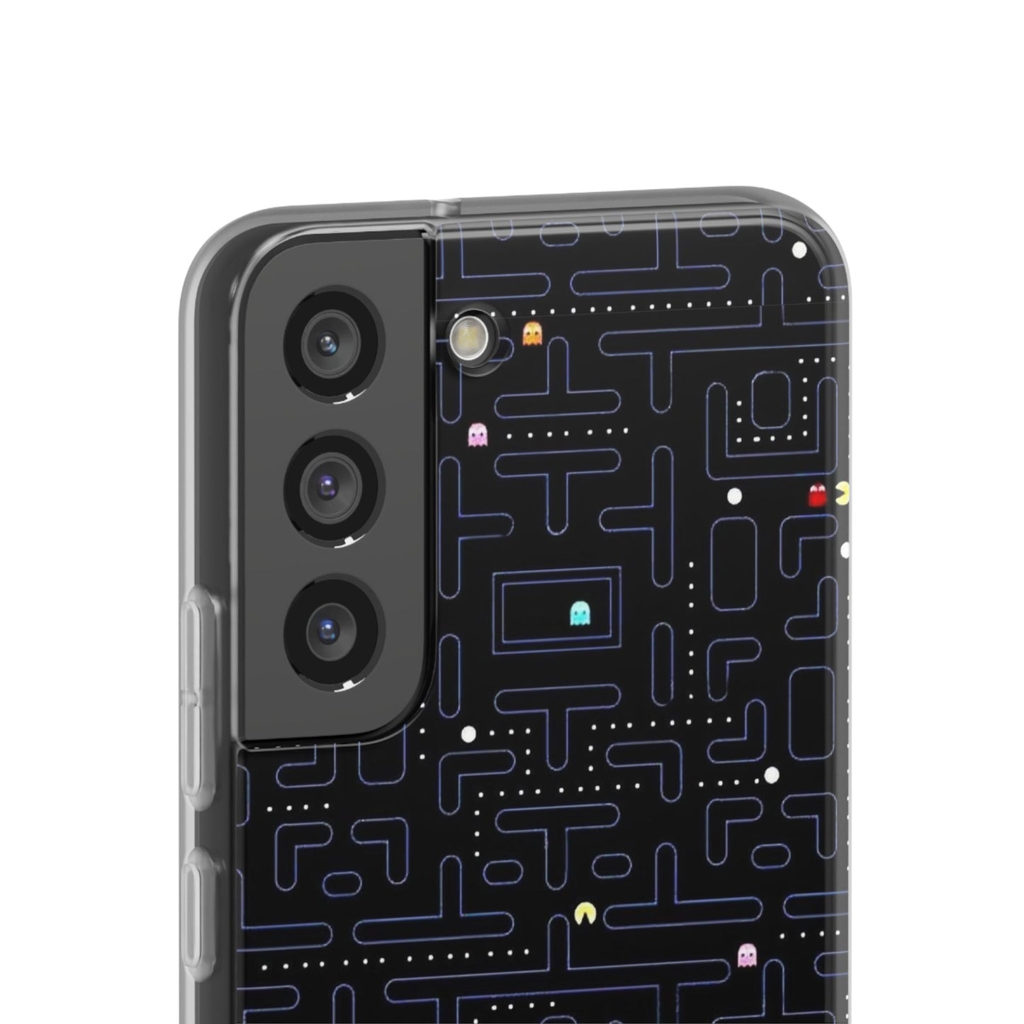 Retro Arcade Gaming TPU Phone Case, Fun Flexi Case, Gift for Gamers, Pac Man