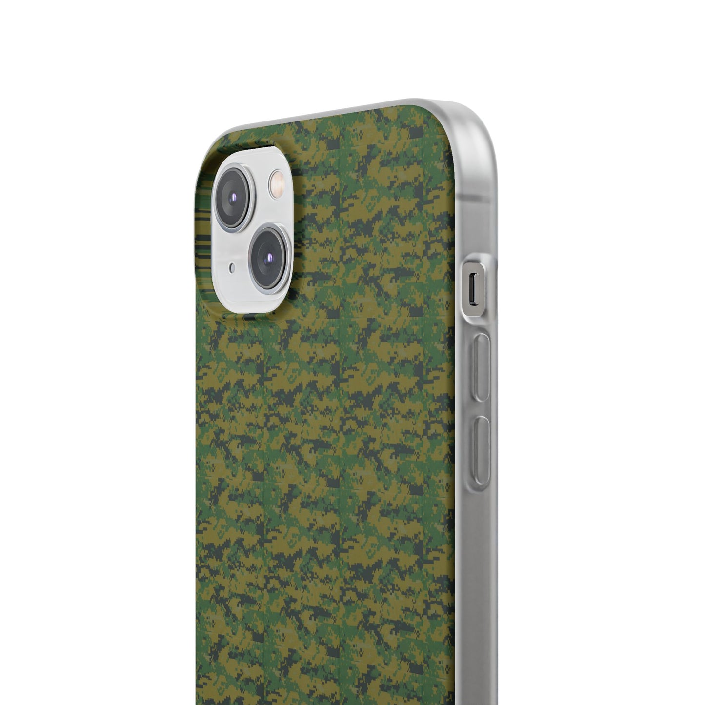 Marapat Pixelated Camo Flexible Phone Cases For iPhone and Samsung Galaxy