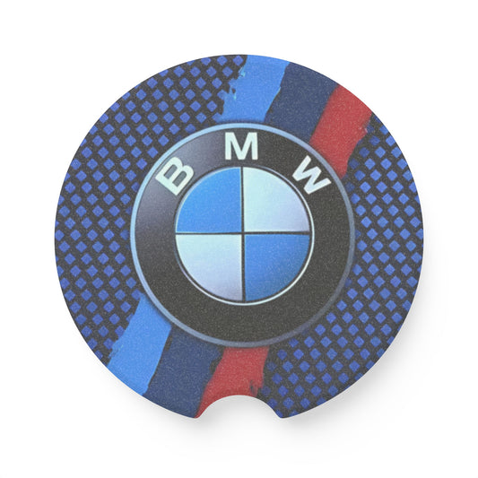 For BMW Soapstone Car Coaster, Auto Accessories, Car Decor, Gift for BMW Lover,