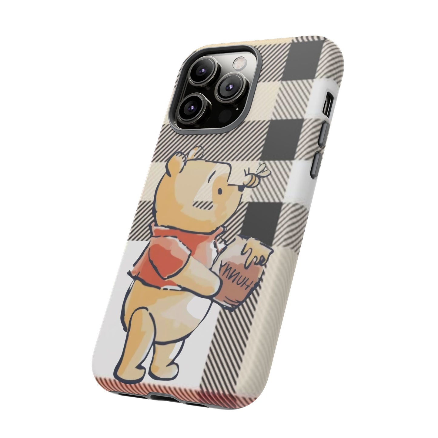 Cute Animal Phone Case, Winnie the Pooh Design, Gift for Kids, Character Case,