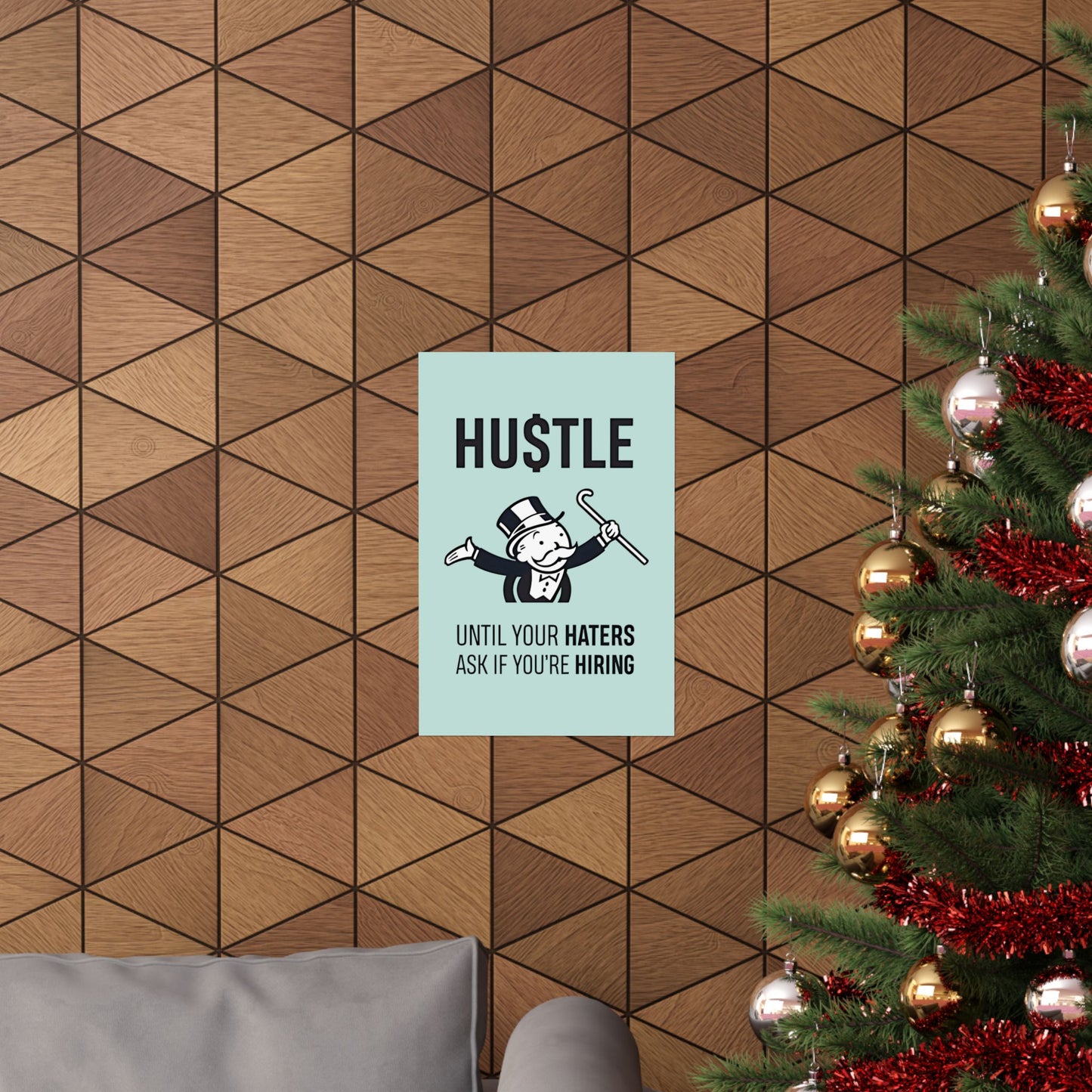 Hustle Until Your Haters Ask If You're Hiring Matte Vertical Posters