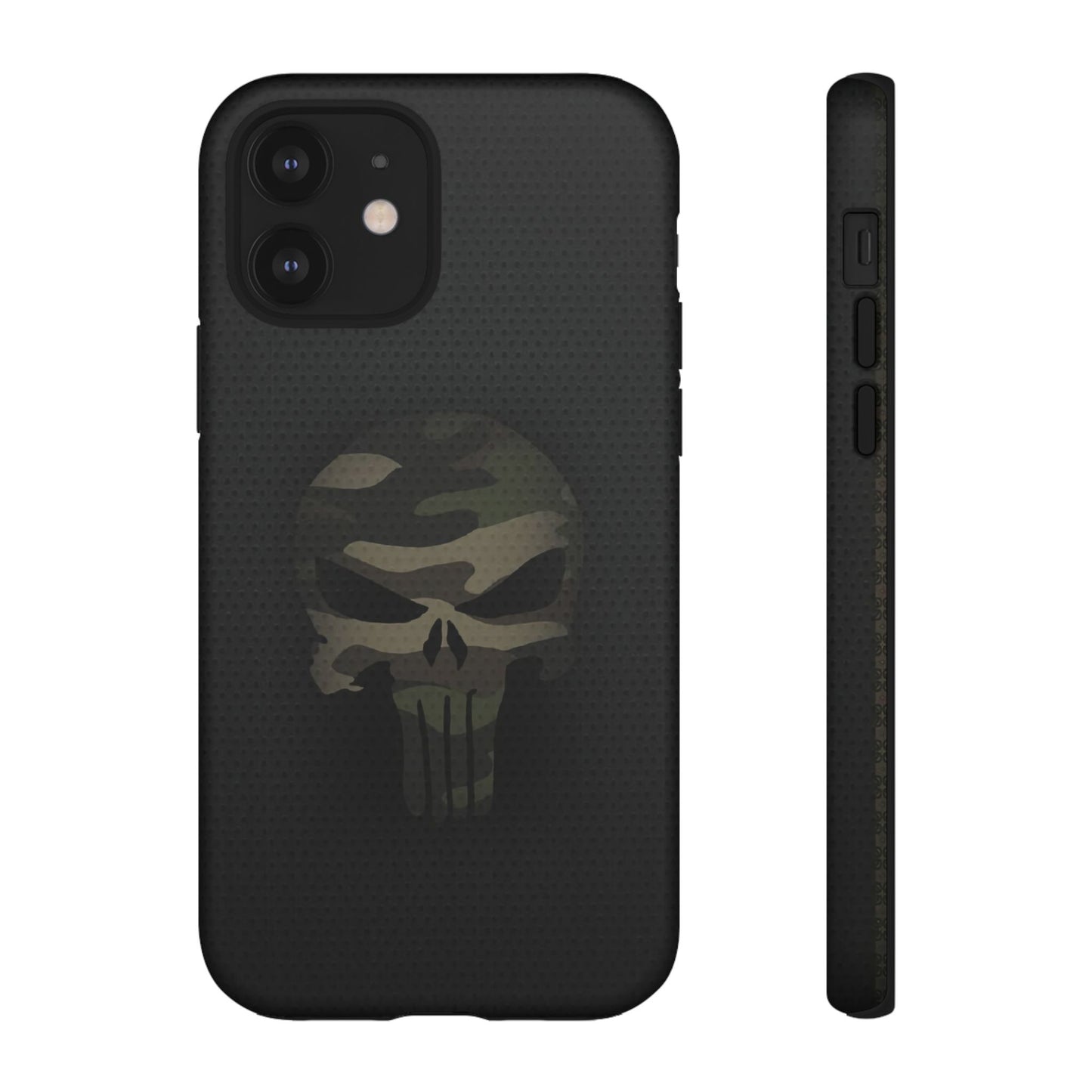 Camo Green Tough Case For iPhone, Samsung Galaxy, Pixel, Punisher Graphic