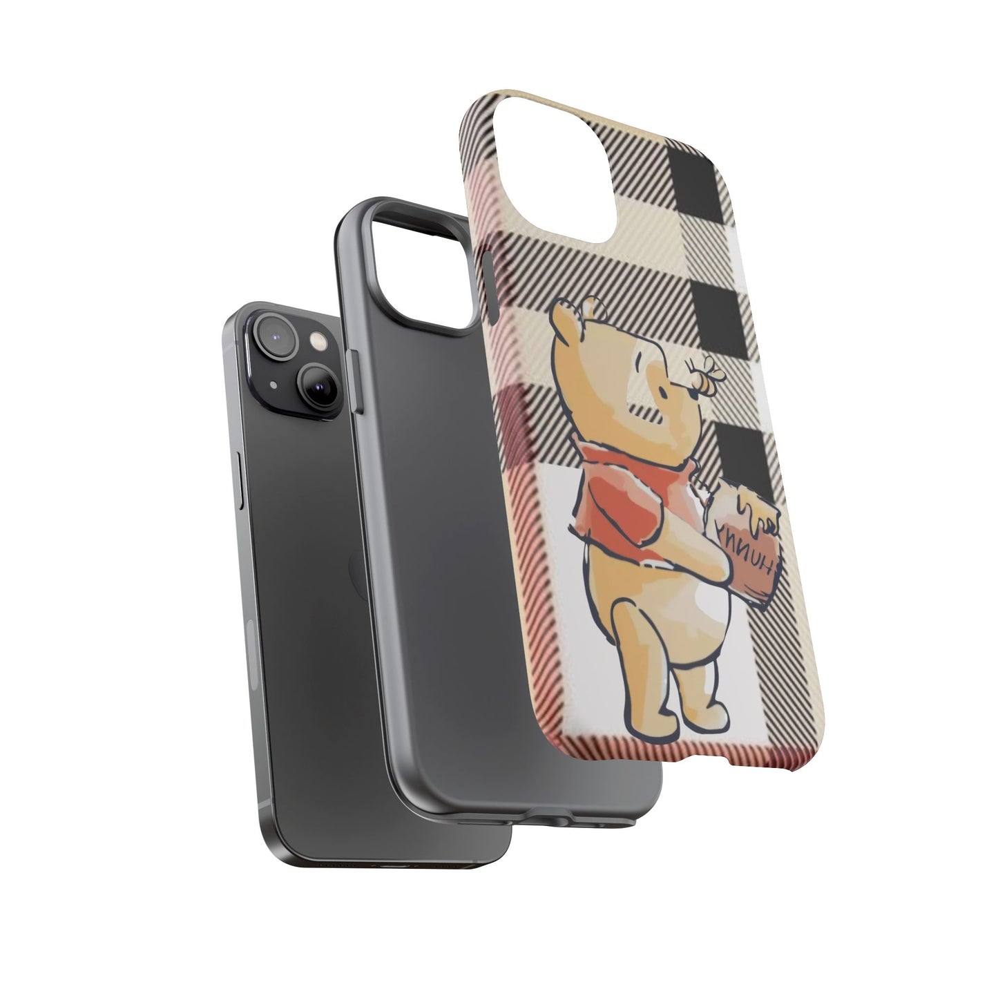 Cute Animal Phone Case, Winnie the Pooh Design, Gift for Kids, Character Case,