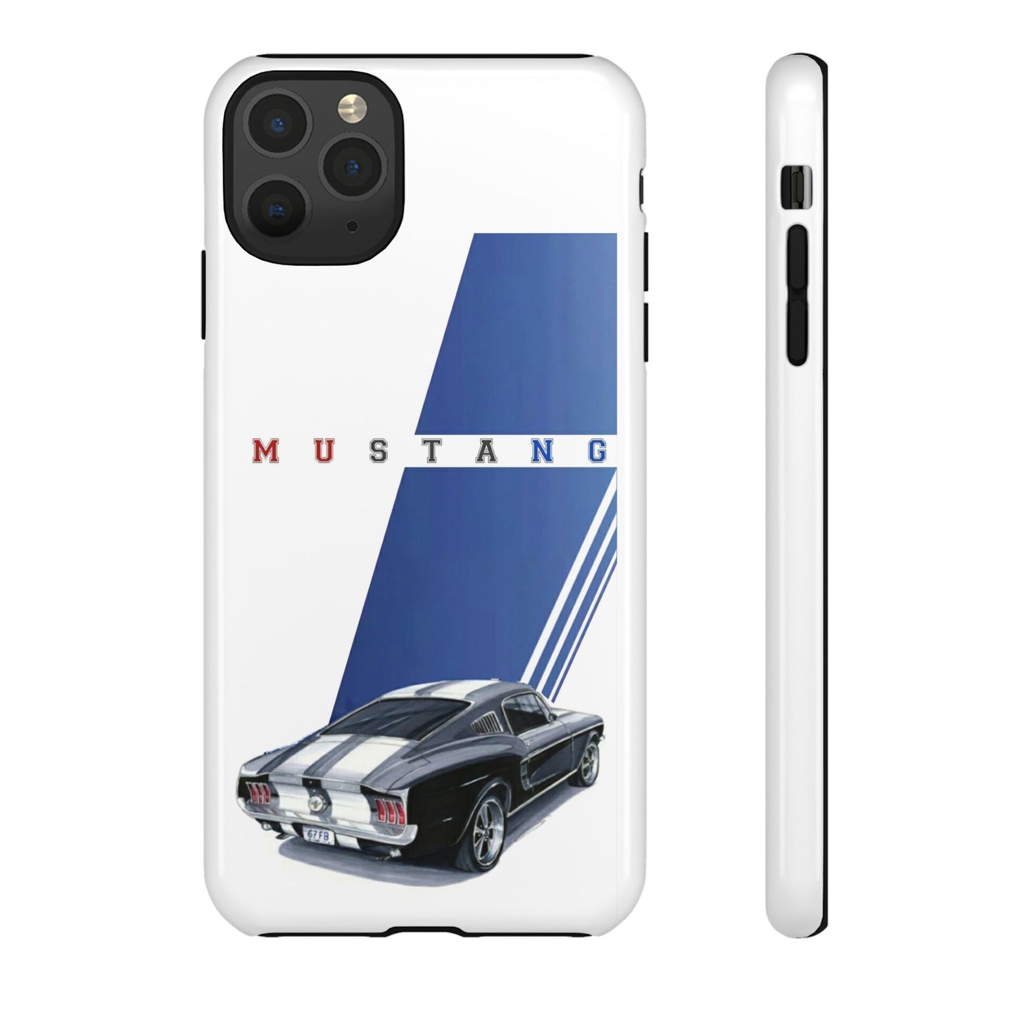 Mustang Car Art Tough Cases For iPhones, Samsung Galaxy and Google Pixel