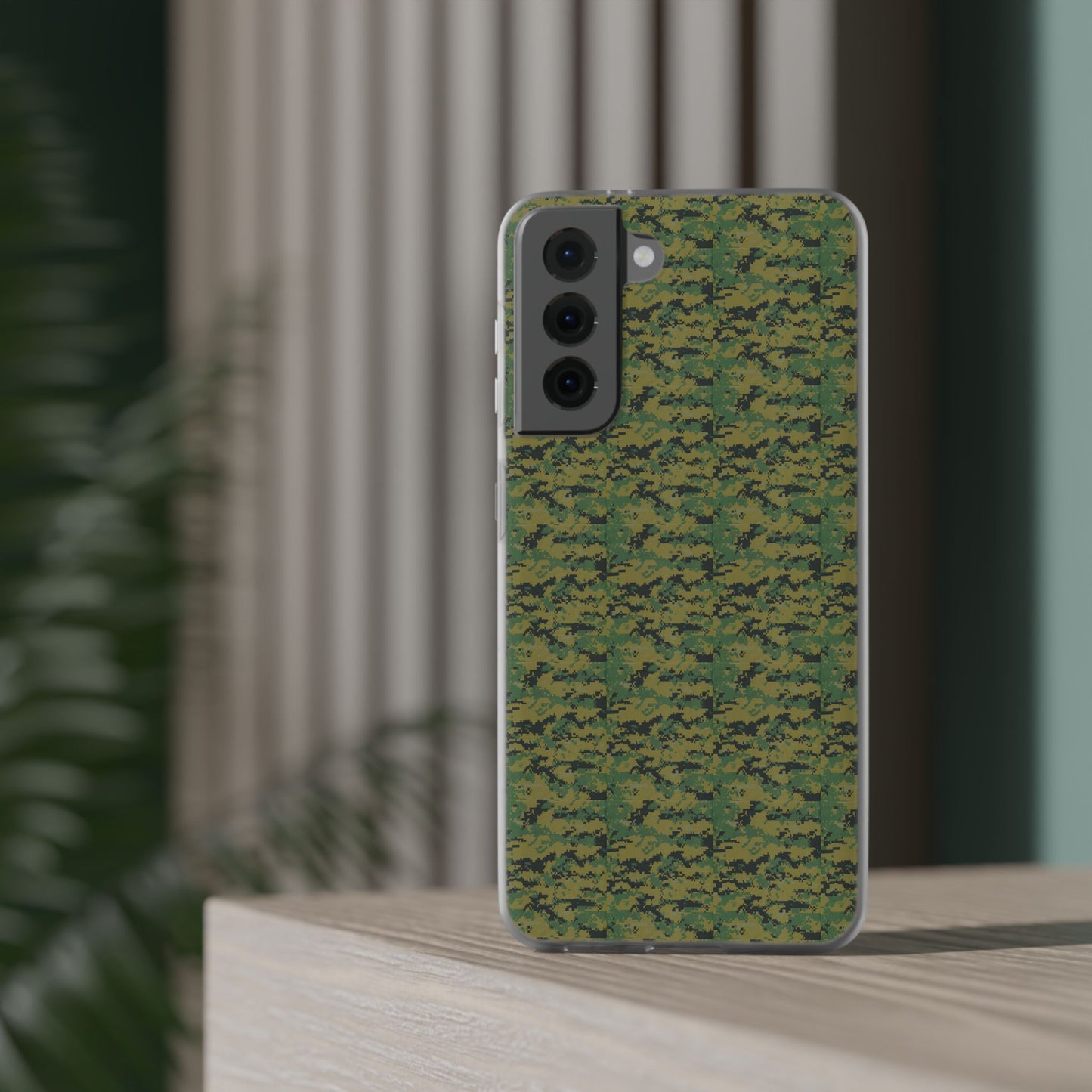 Marapat Pixelated Camo Flexible Phone Cases For iPhone and Samsung Galaxy