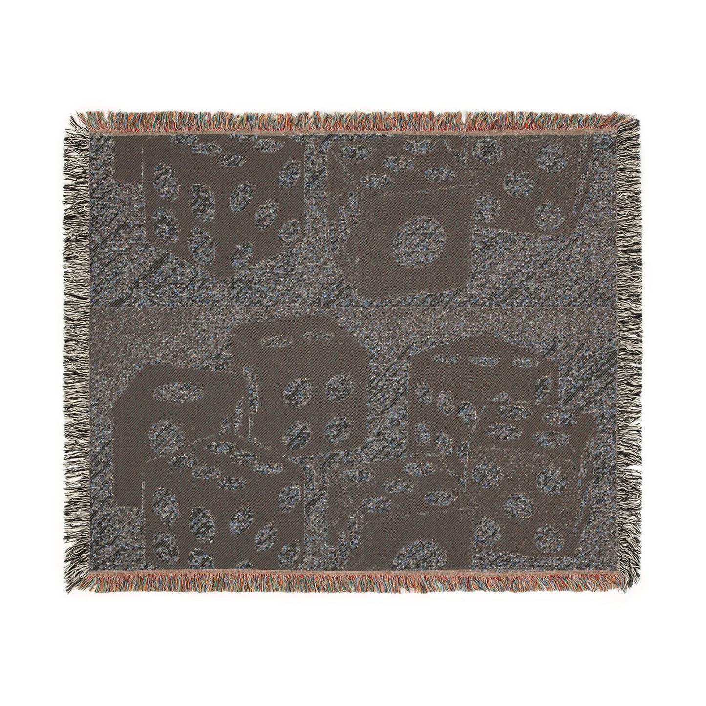 Cozy Dice Woven Blanket - Perfect for Game Nights, Home Decor, Playroom, Gift