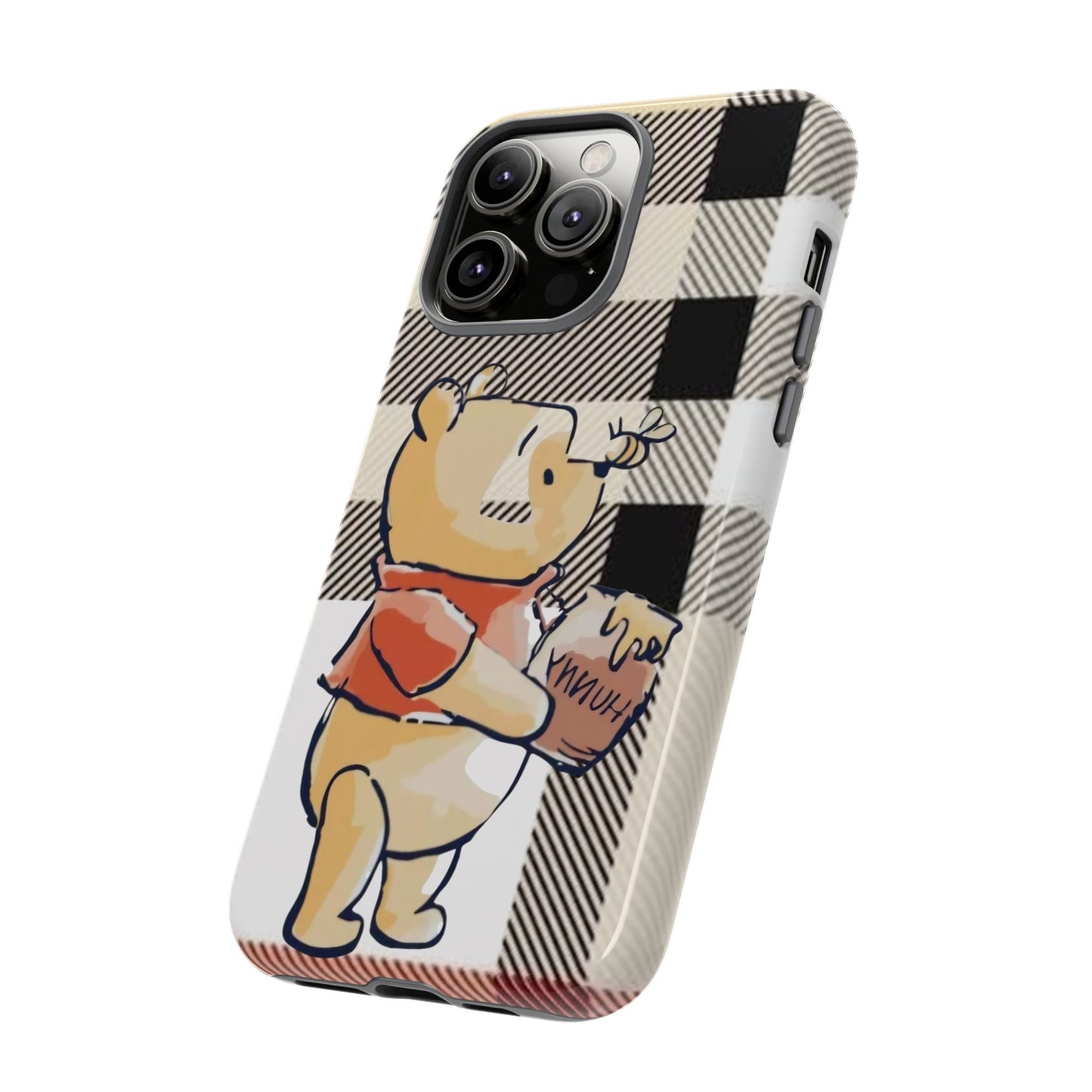 Cute Animal Phone Case, Winnie the Pooh Design, Gift for Kids, Character Case,