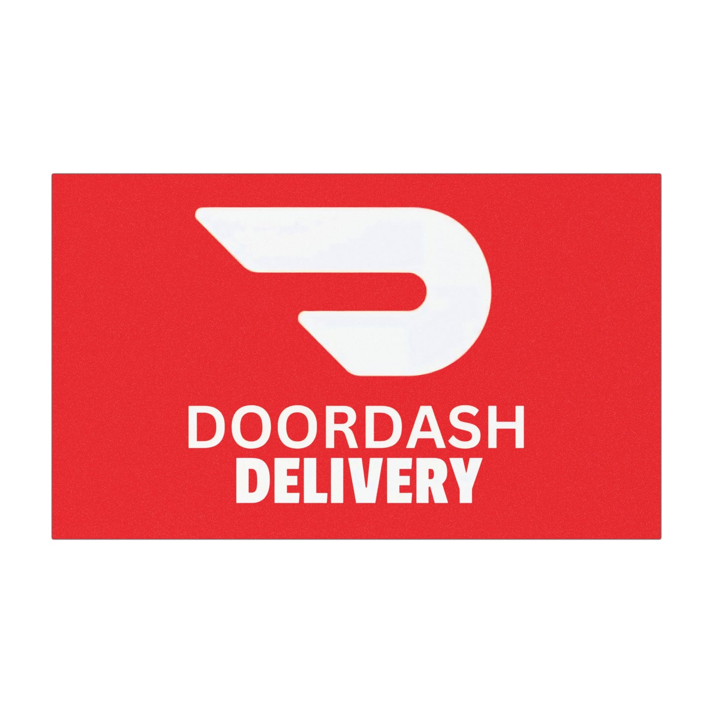 Red Door Dash Delivery Driver Car Magnets Bumper Sticker Decal Free Shipping