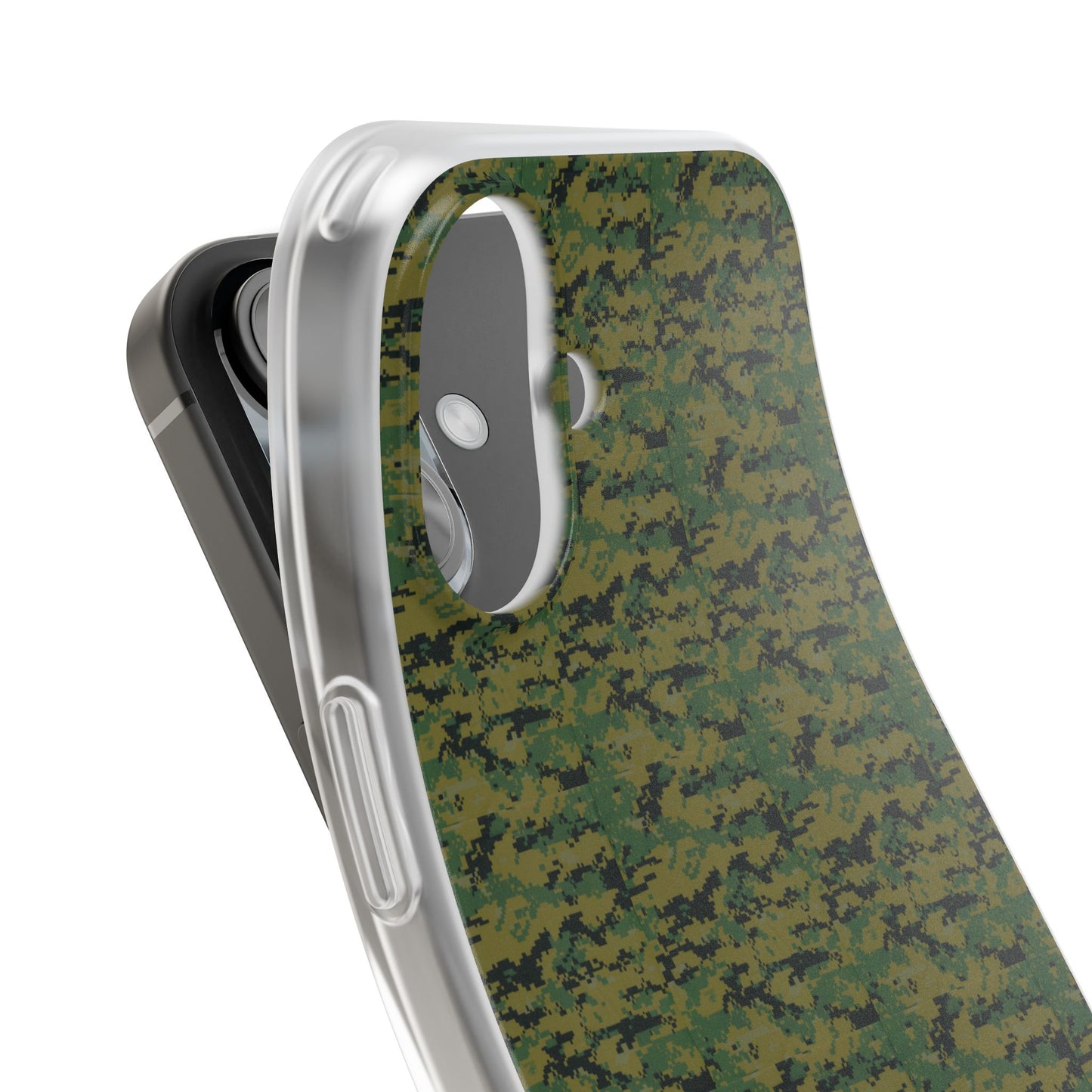 Marapat Pixelated Camo Flexible Phone Cases For iPhone and Samsung Galaxy