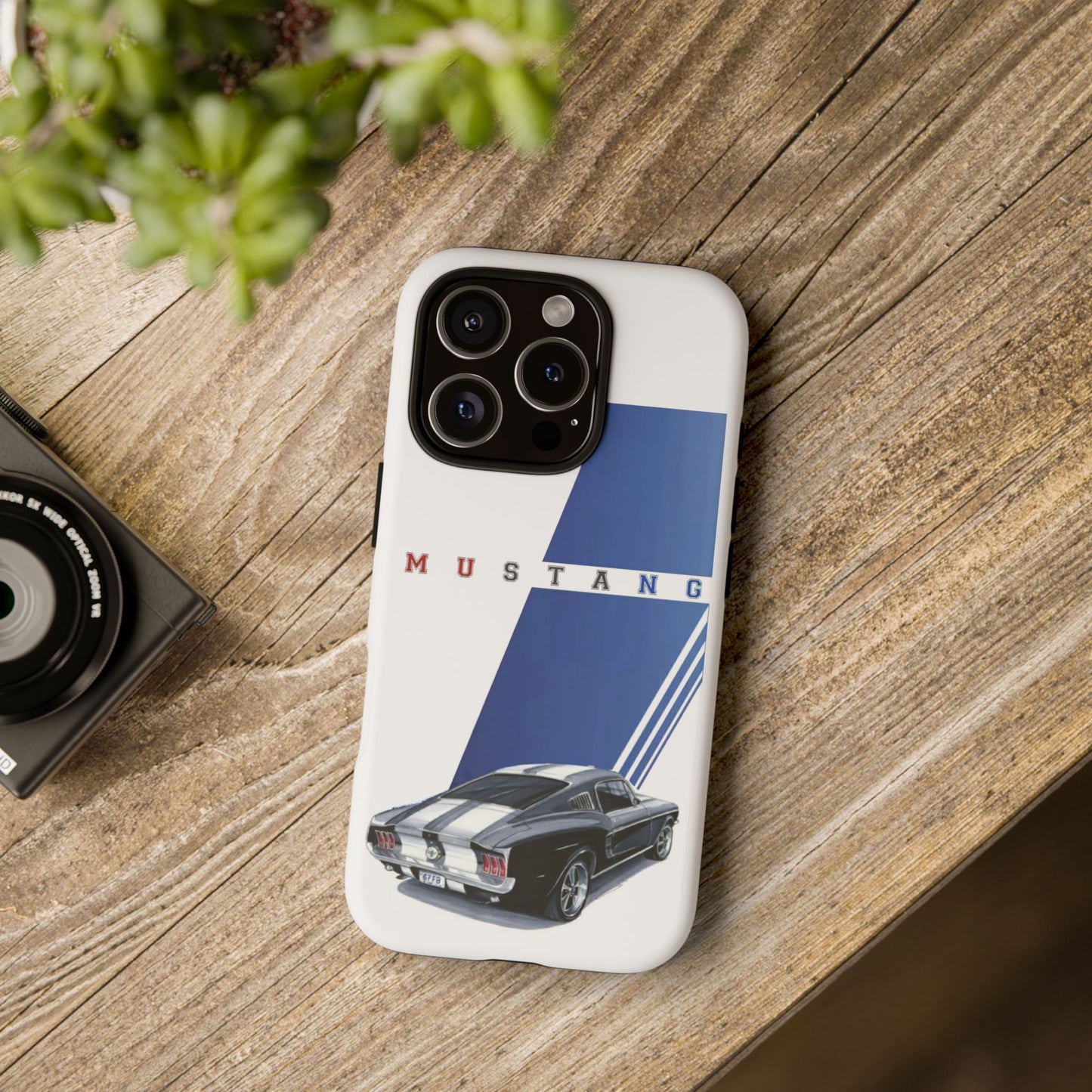 Mustang Car Art Tough Cases For iPhones, Samsung Galaxy and Google Pixel